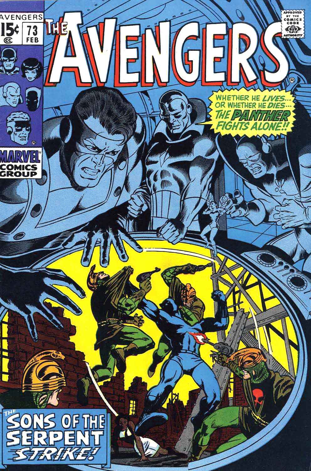 Read online The Avengers (1963) comic -  Issue #73 - 1