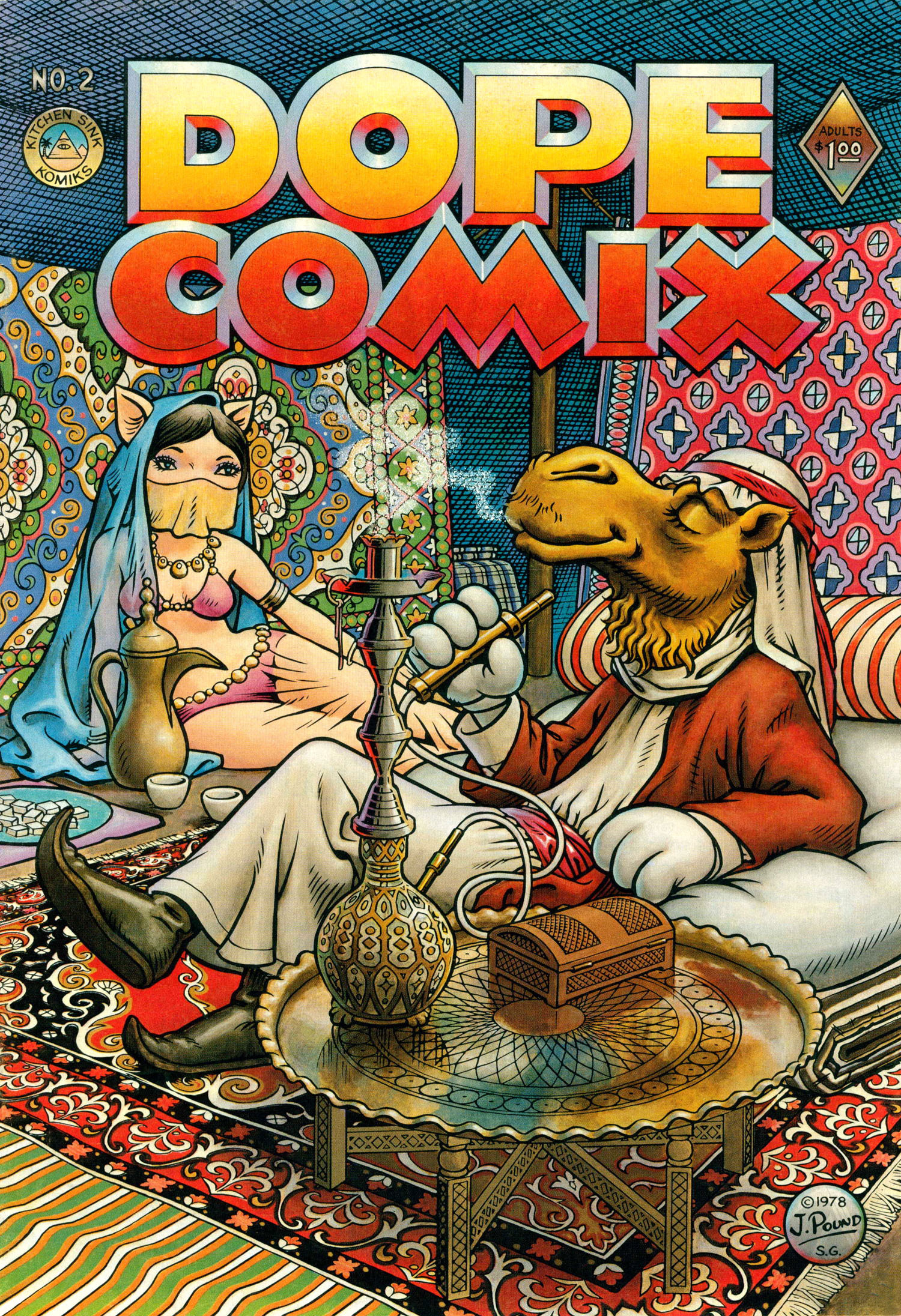 Read online Dope Comix comic -  Issue #2 - 1