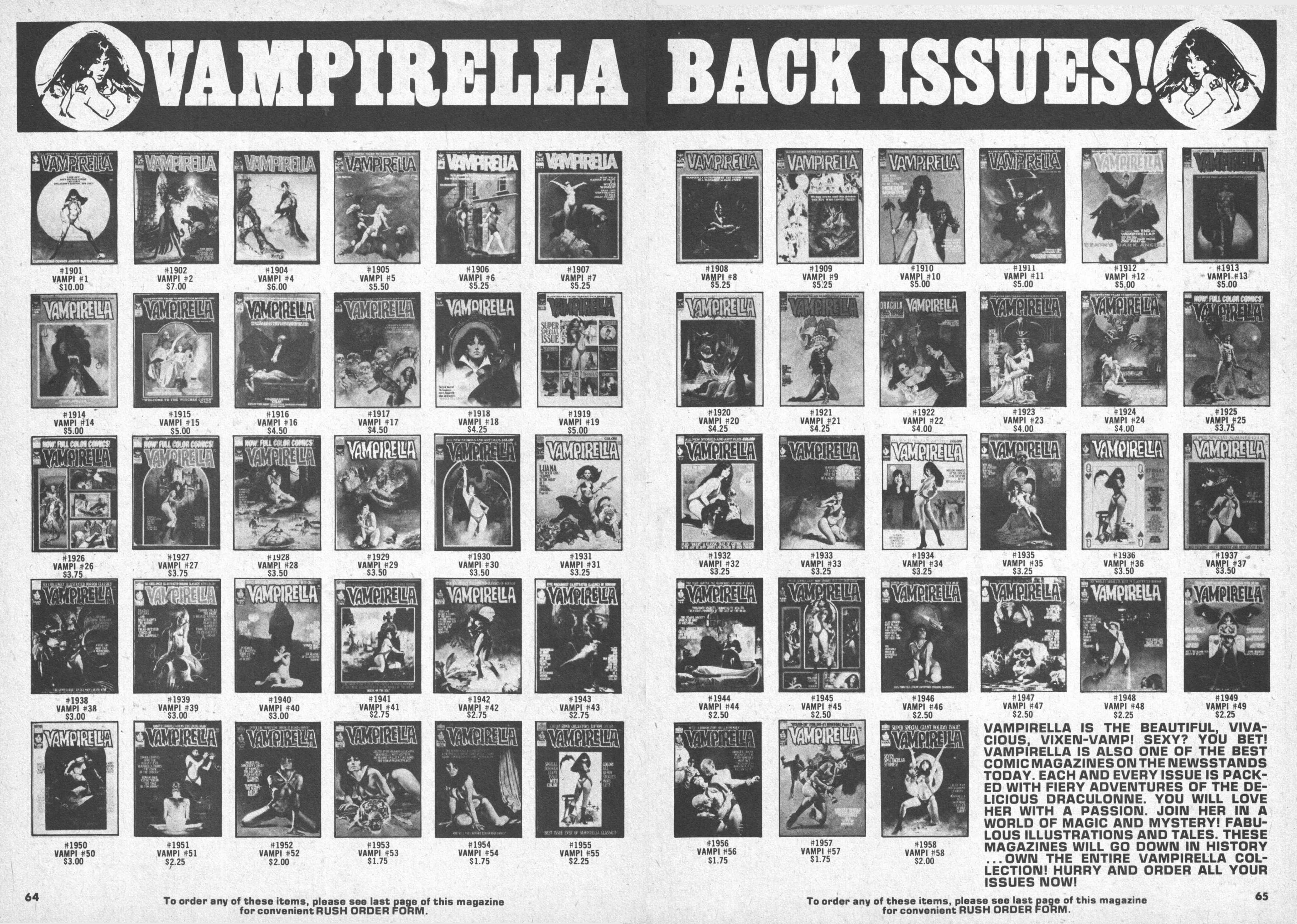 Read online Vampirella (1969) comic -  Issue #59 - 64