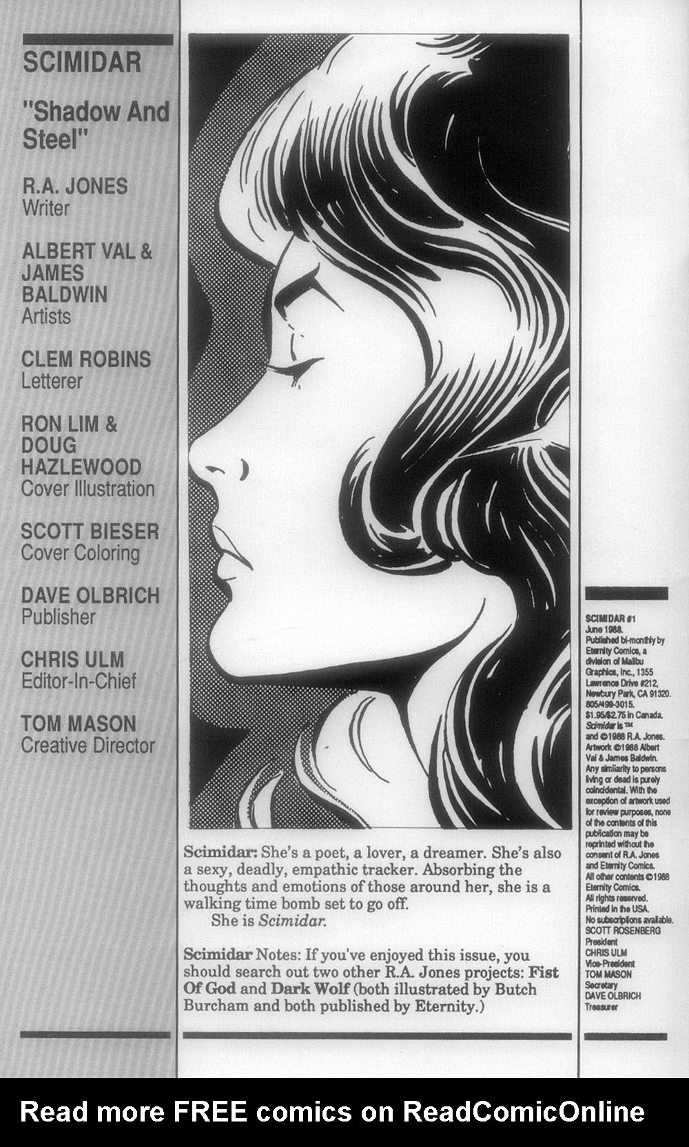 Read online Scimidar (1988) comic -  Issue #1 - 2