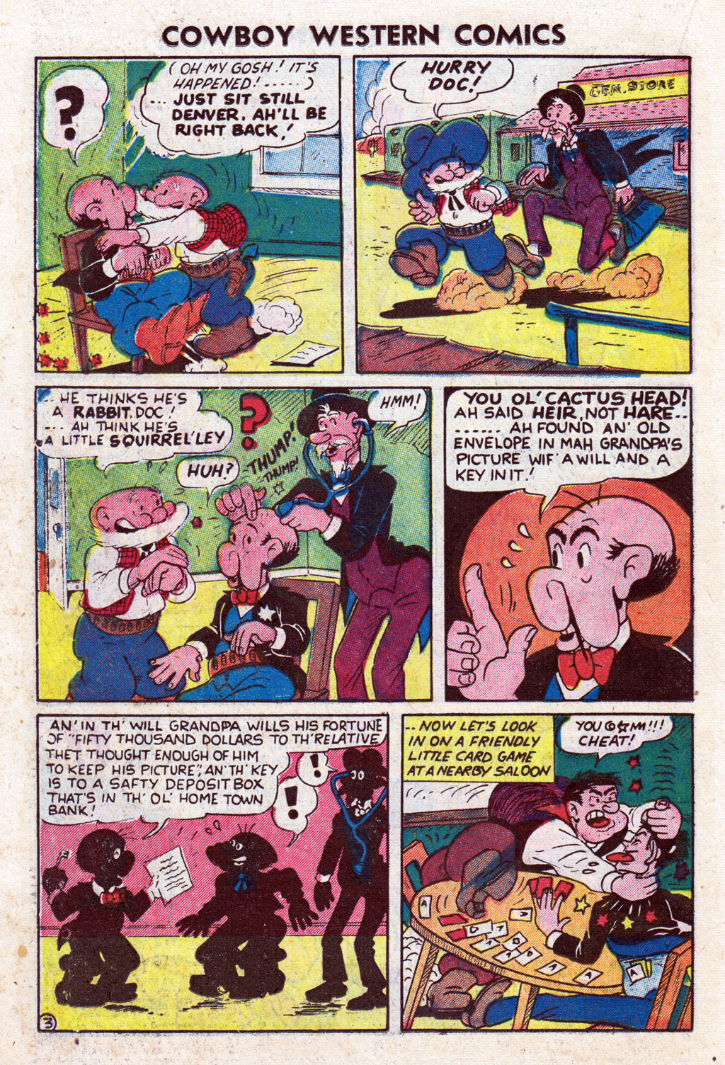 Read online Cowboy Western Comics (1948) comic -  Issue #36 - 22