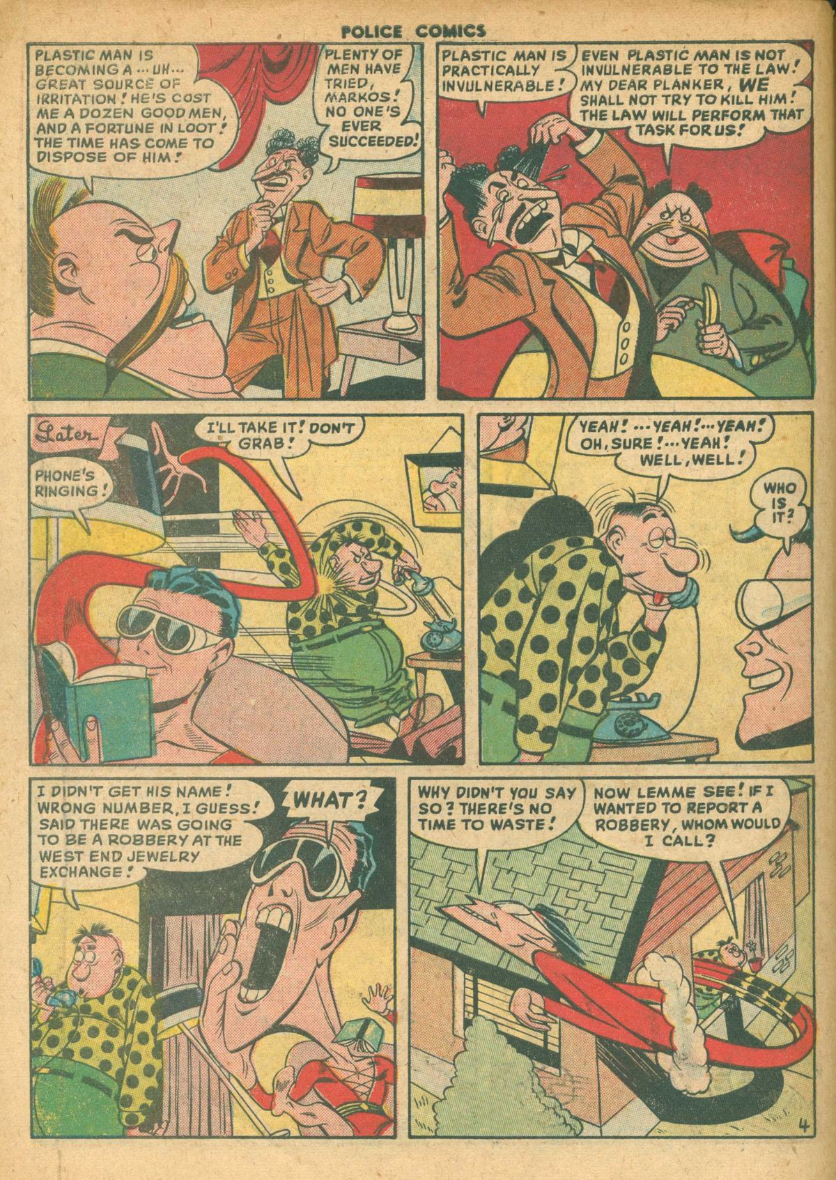 Read online Police Comics comic -  Issue #94 - 6