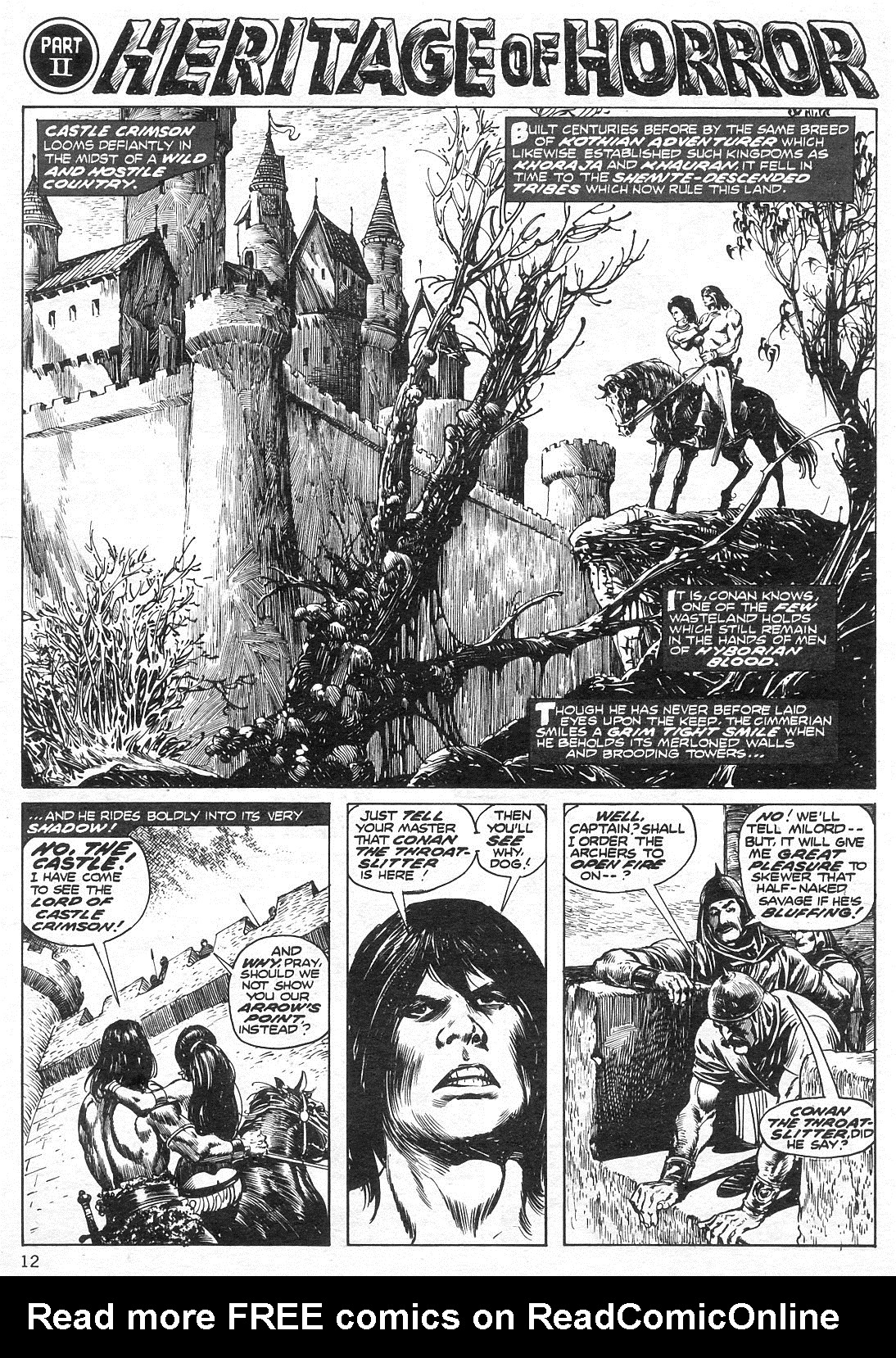 Read online The Savage Sword Of Conan comic -  Issue #12 - 12
