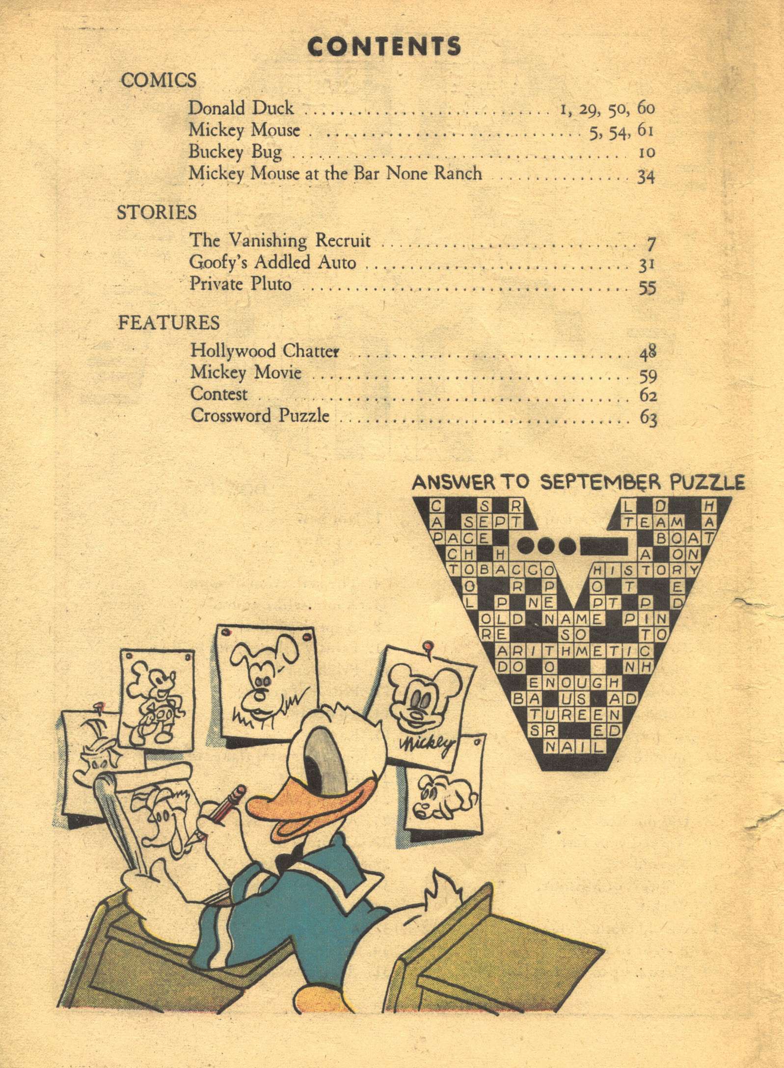 Read online Walt Disney's Comics and Stories comic -  Issue #25 - 67