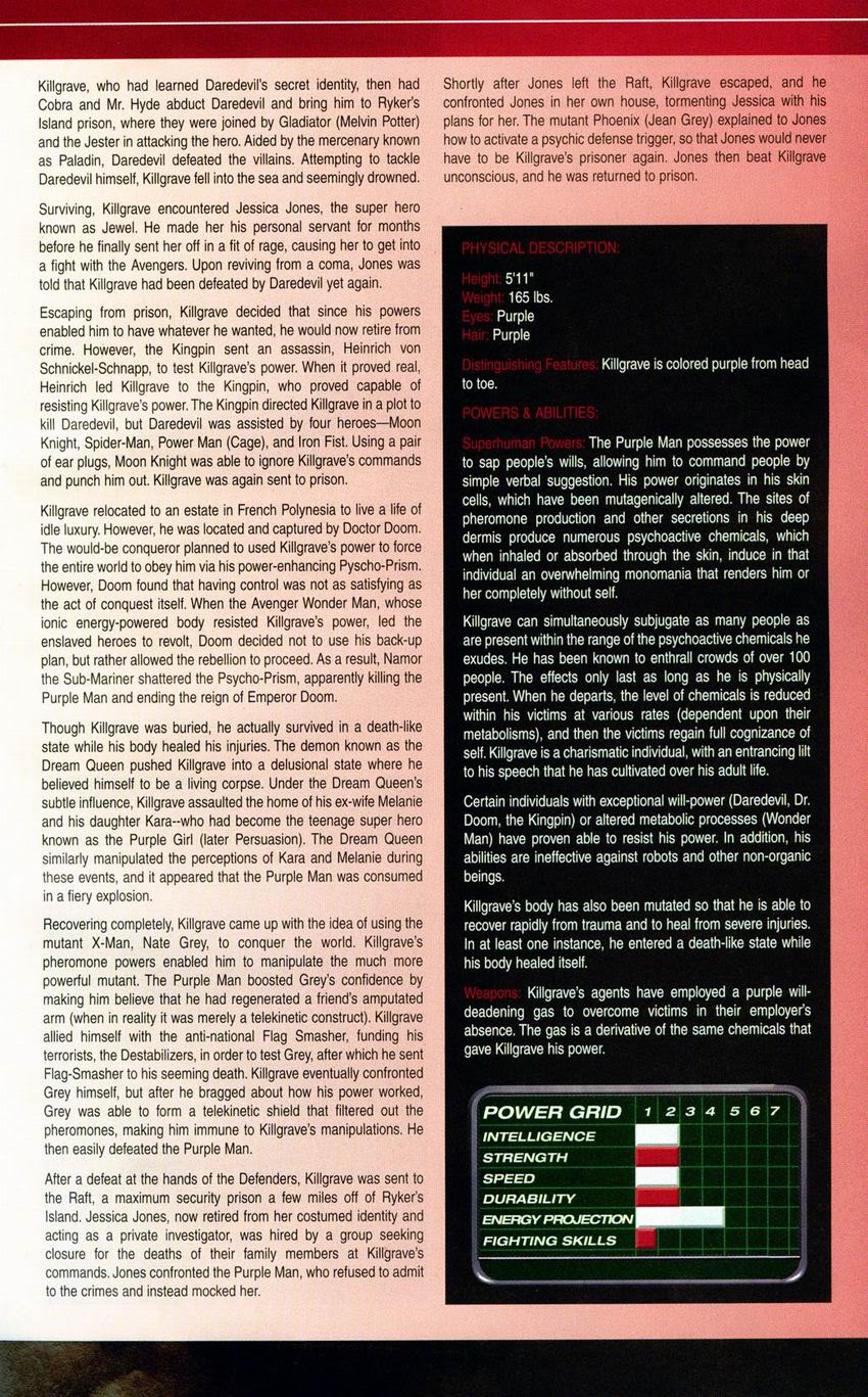 Official Handbook of the Marvel Universe: Daredevil 2004 issue Full - Page 38