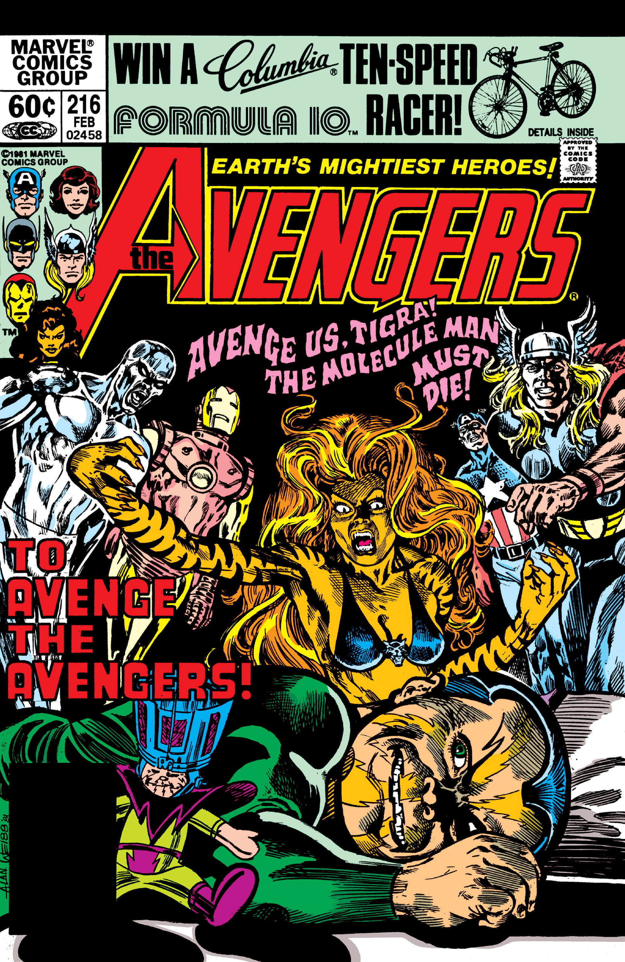 Read online The Avengers (1963) comic -  Issue #216 - 1