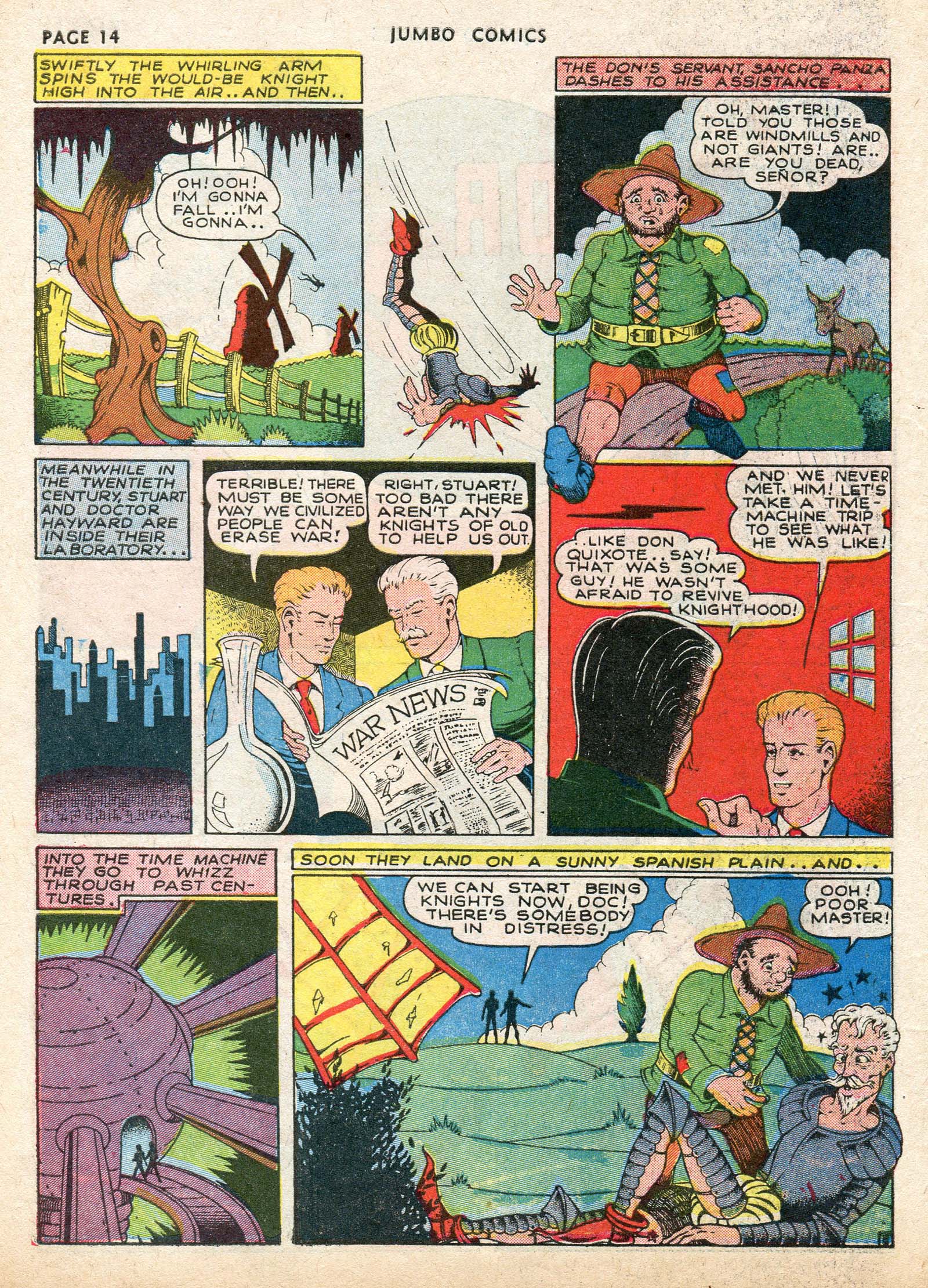 Read online Jumbo Comics comic -  Issue #32 - 16