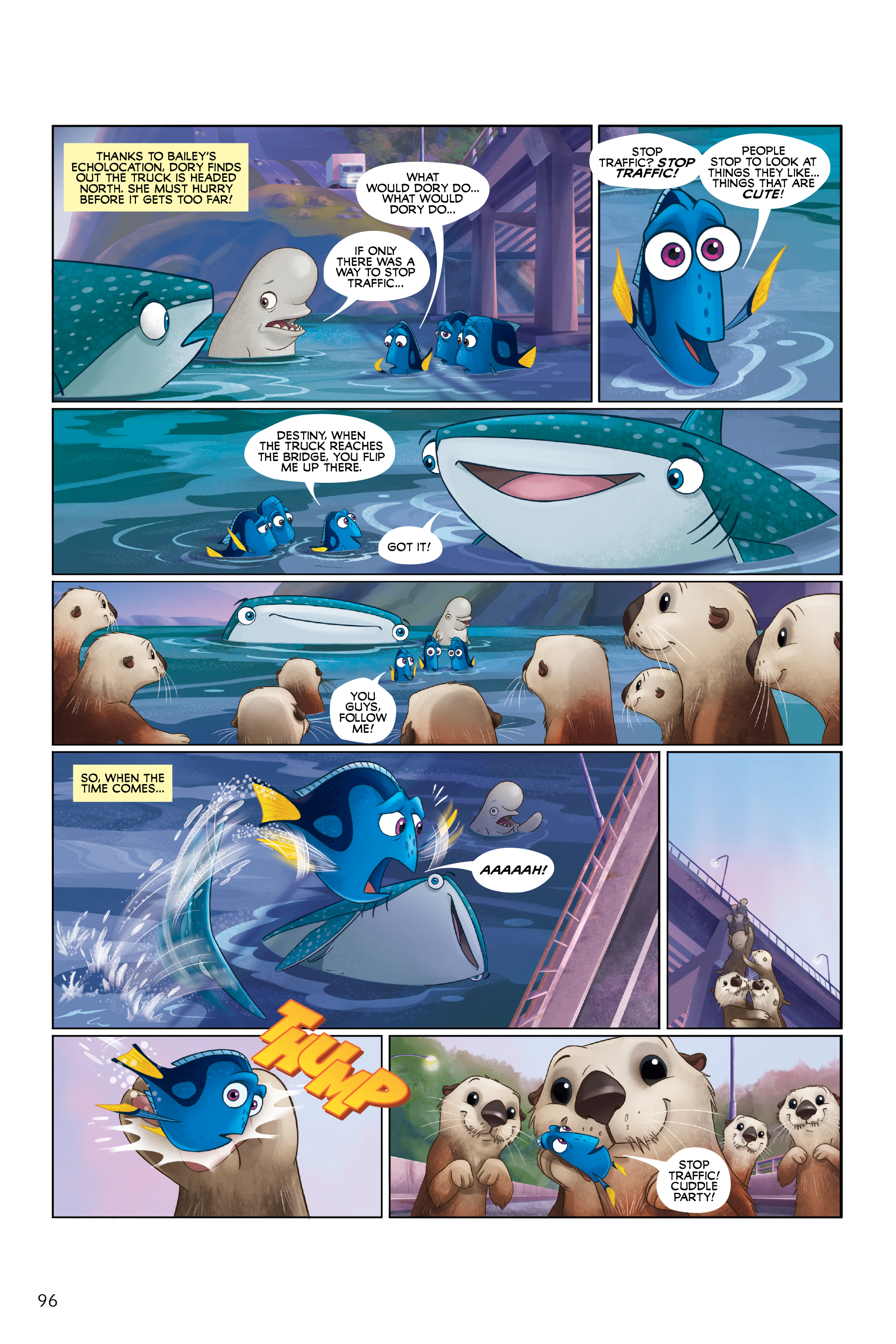 Read online Disney/PIXAR Finding Nemo and Finding Dory: The Story of the Movies in Comics comic -  Issue # TPB - 96
