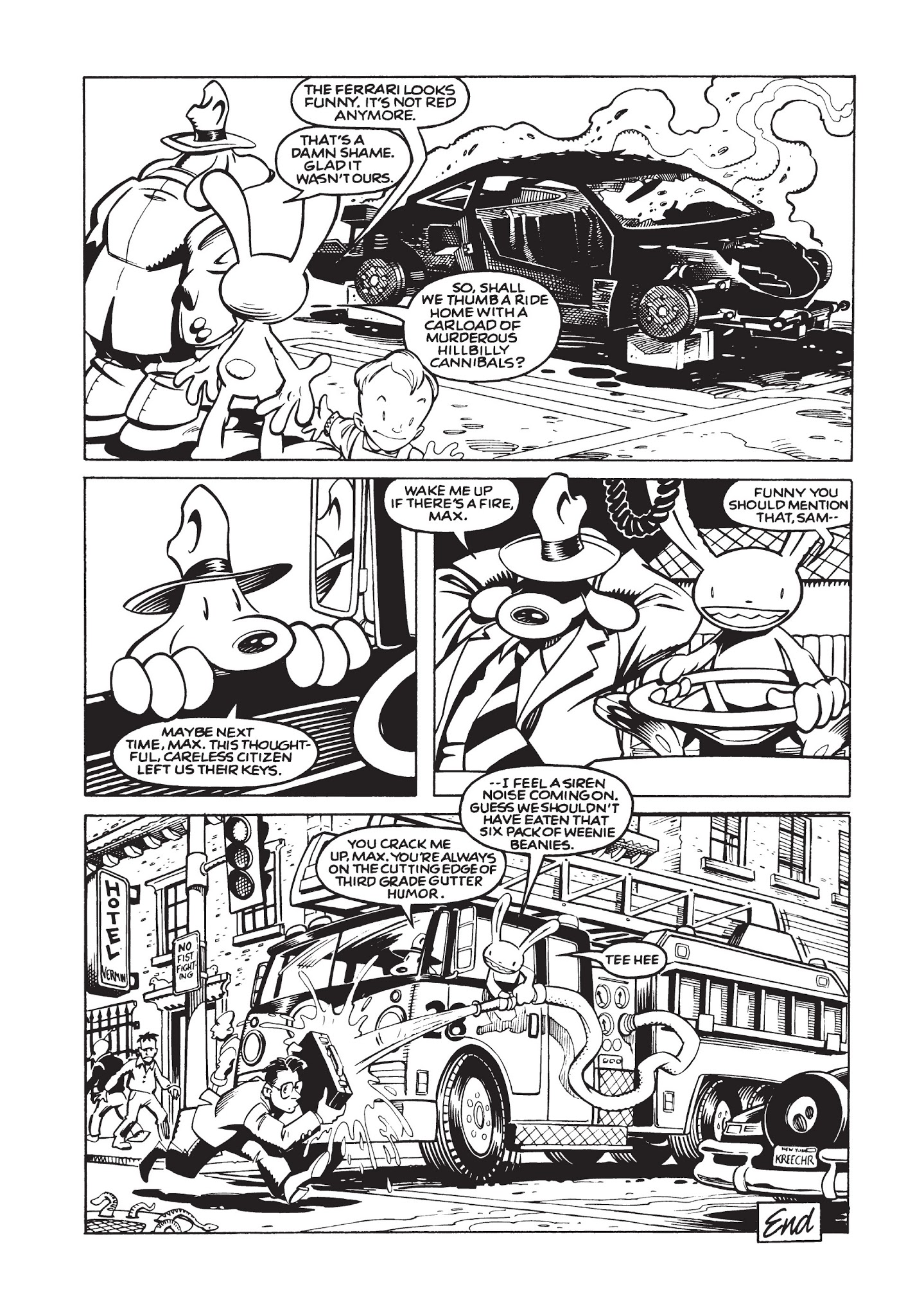 Read online Sam & Max Surfin' The Highway comic -  Issue # TPB - 132