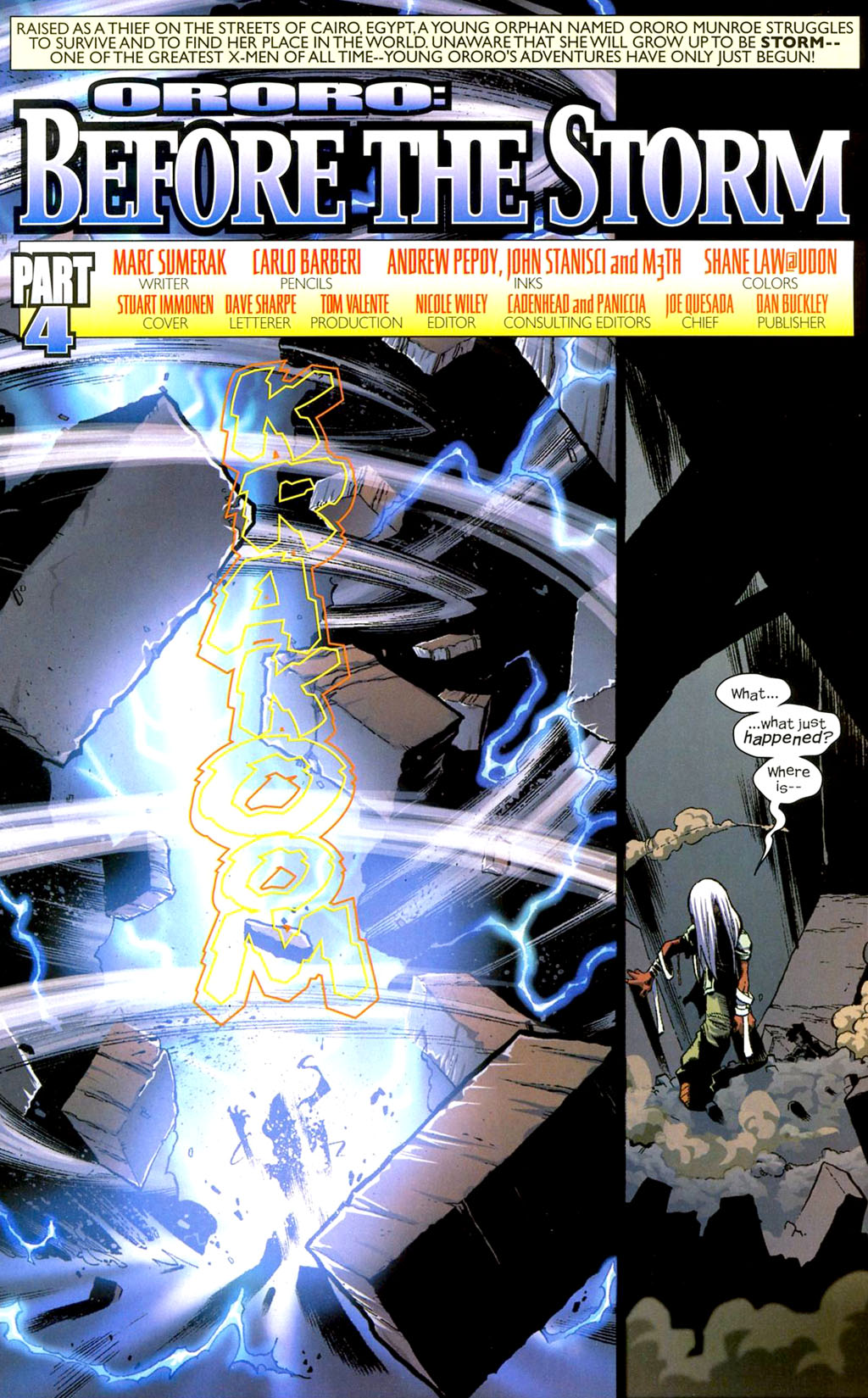 Read online Ororo: Before the Storm comic -  Issue #4 - 5