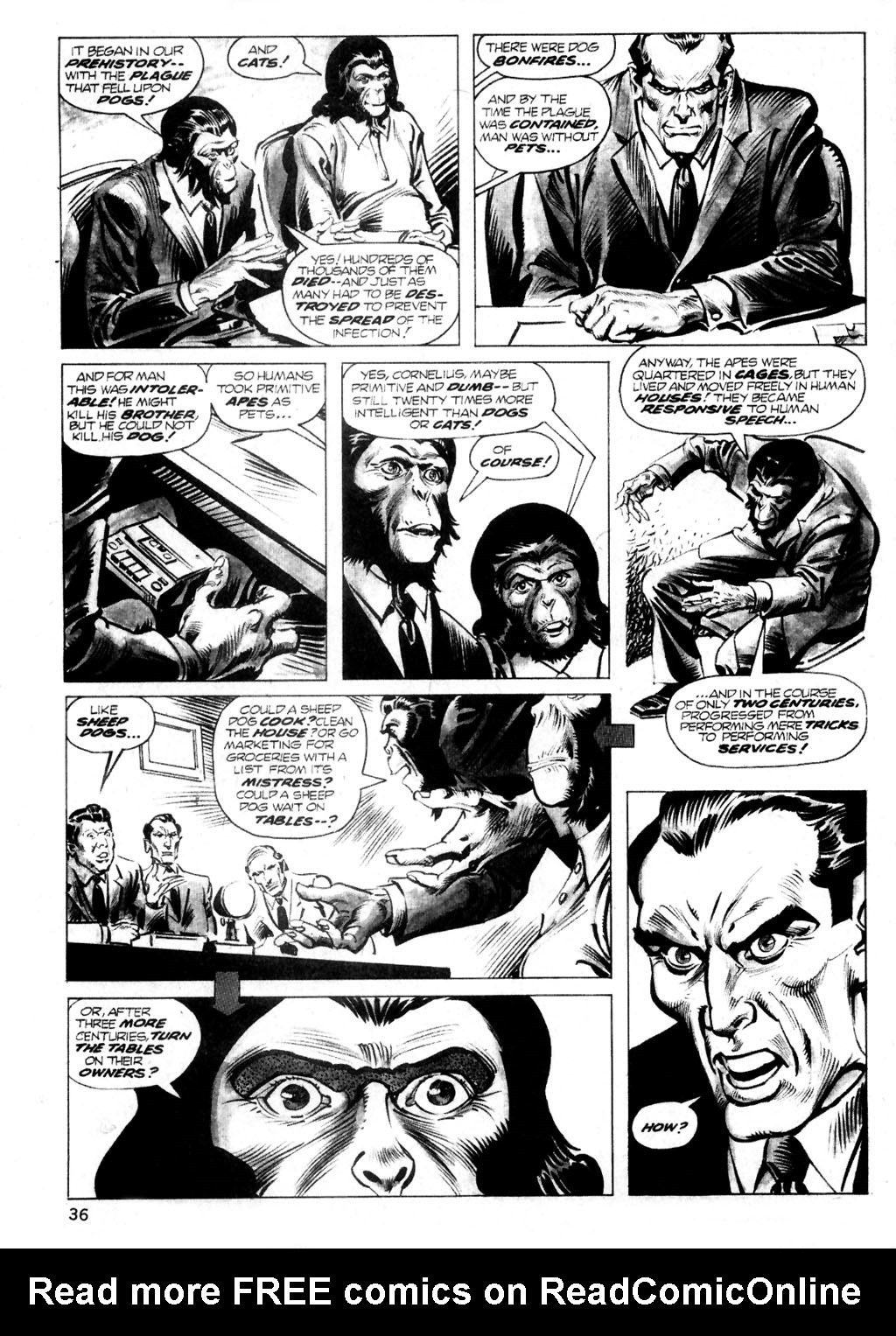 Read online Planet of the Apes comic -  Issue #15 - 34