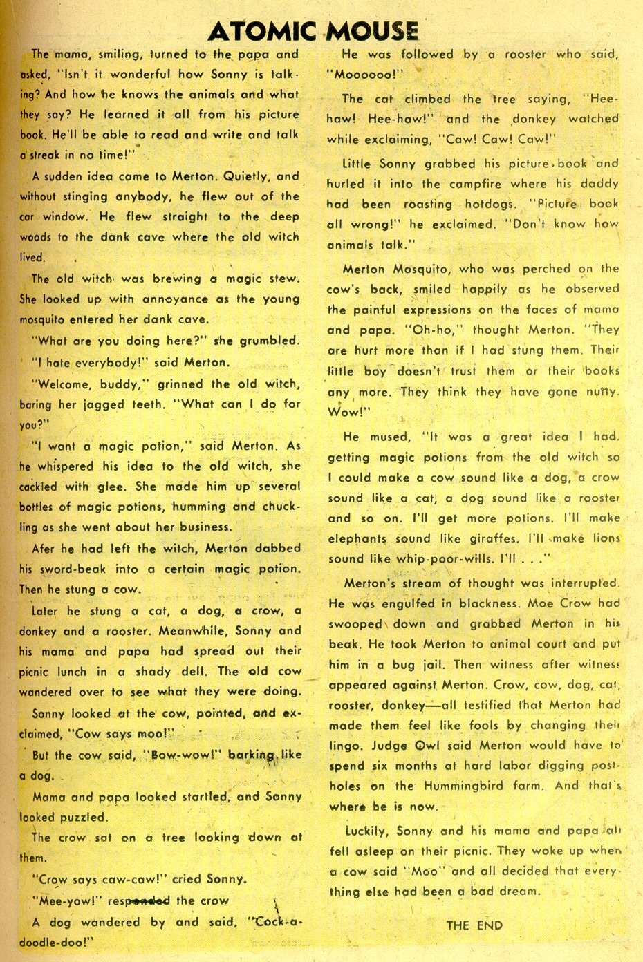 Read online Atomic Mouse comic -  Issue #12 - 17