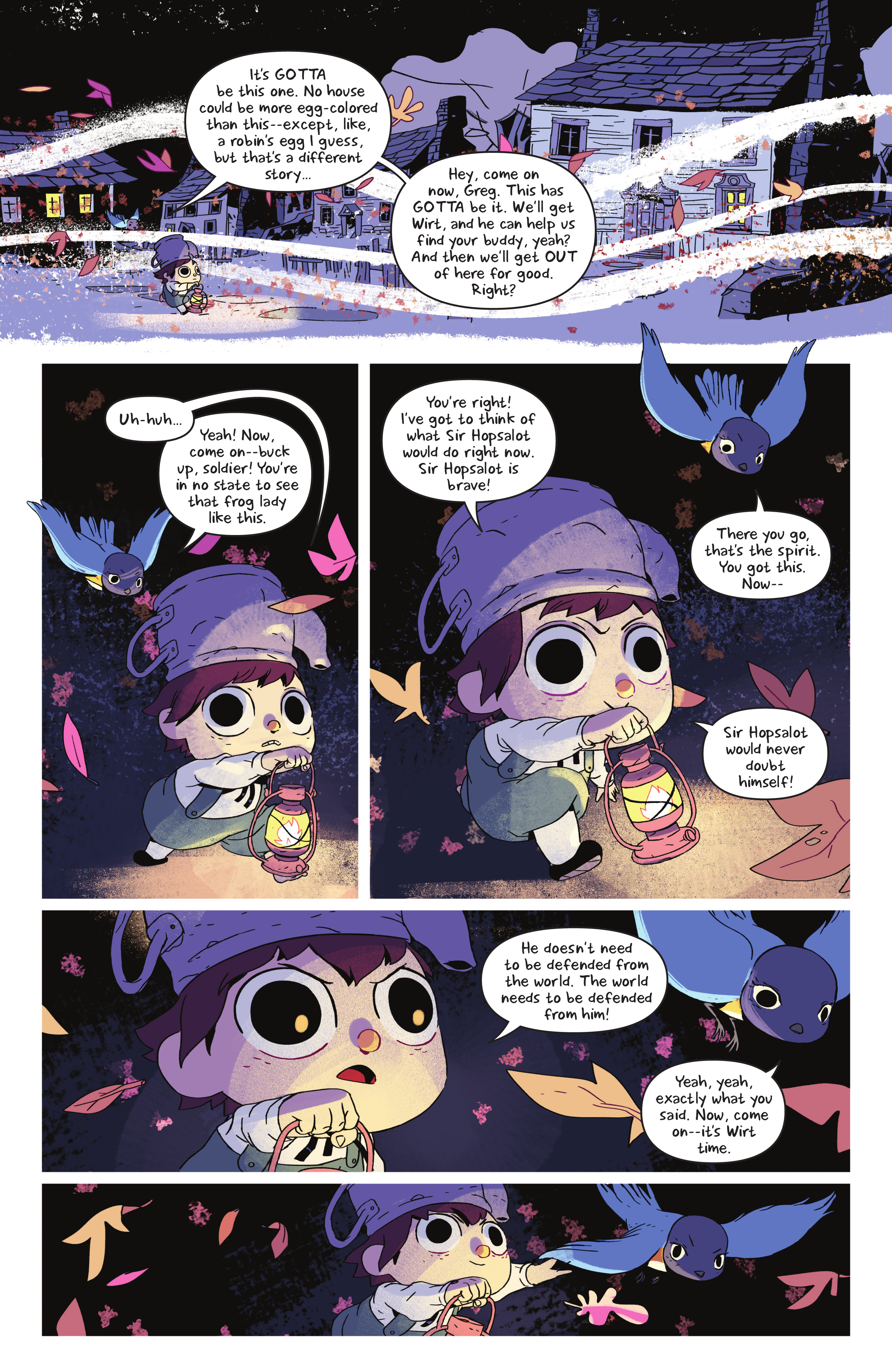 Read online Over the Garden Wall: Hollow Town comic -  Issue # TPB - 69