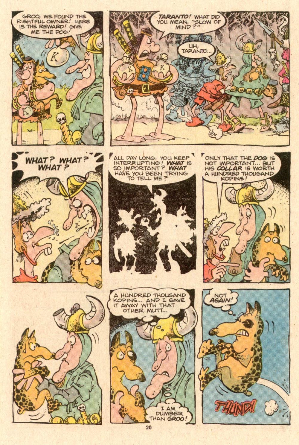 Read online Sergio Aragonés Groo the Wanderer comic -  Issue #30 - 19