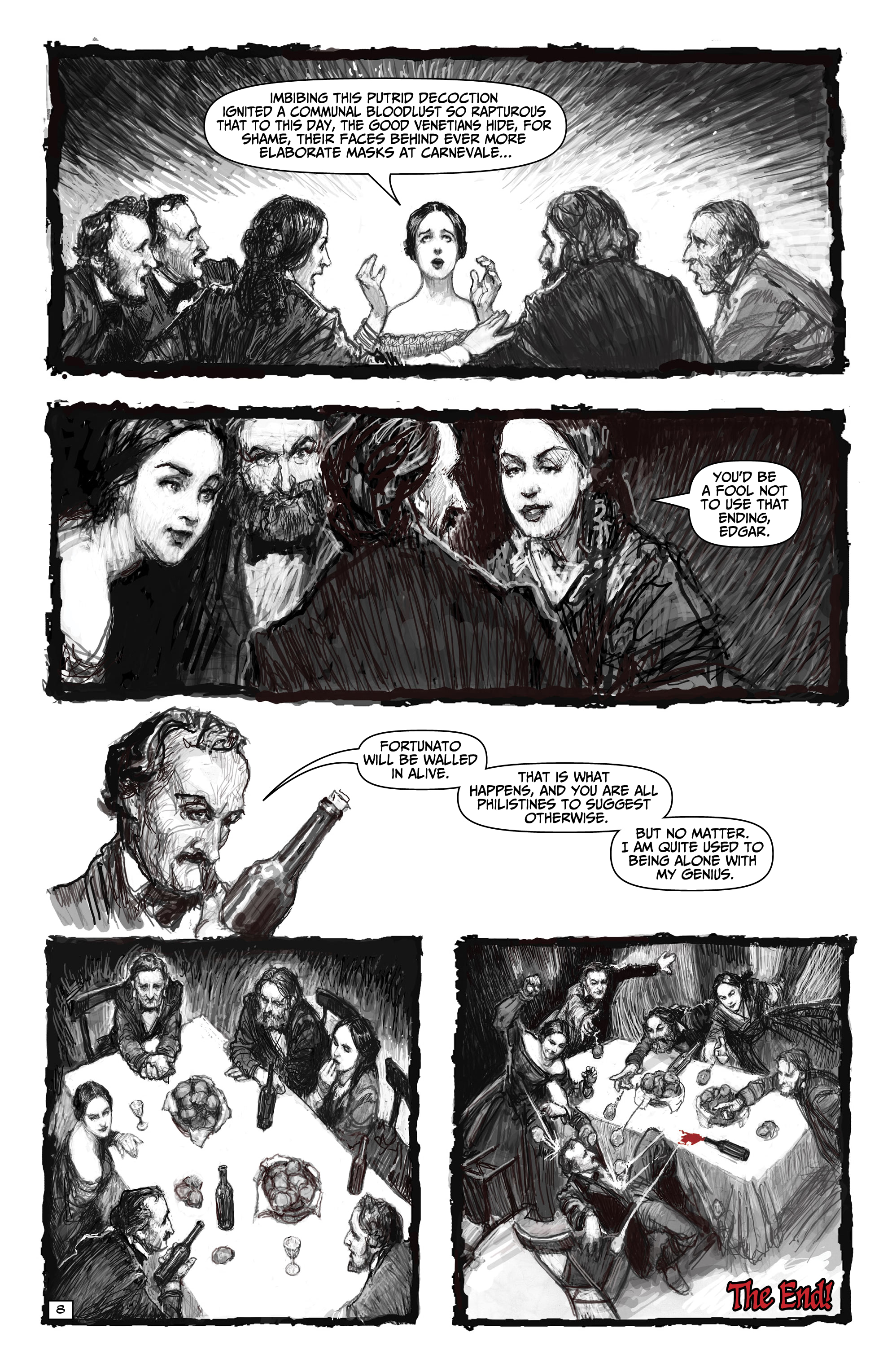 Read online Edgar Allan Poe's Snifter of Blood comic -  Issue #2 - 26