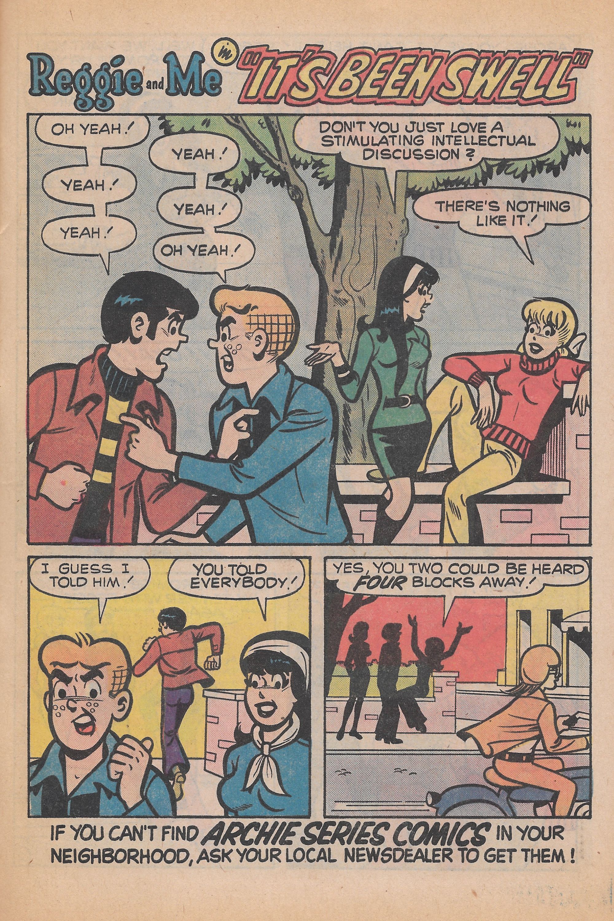Read online Reggie and Me (1966) comic -  Issue #102 - 29