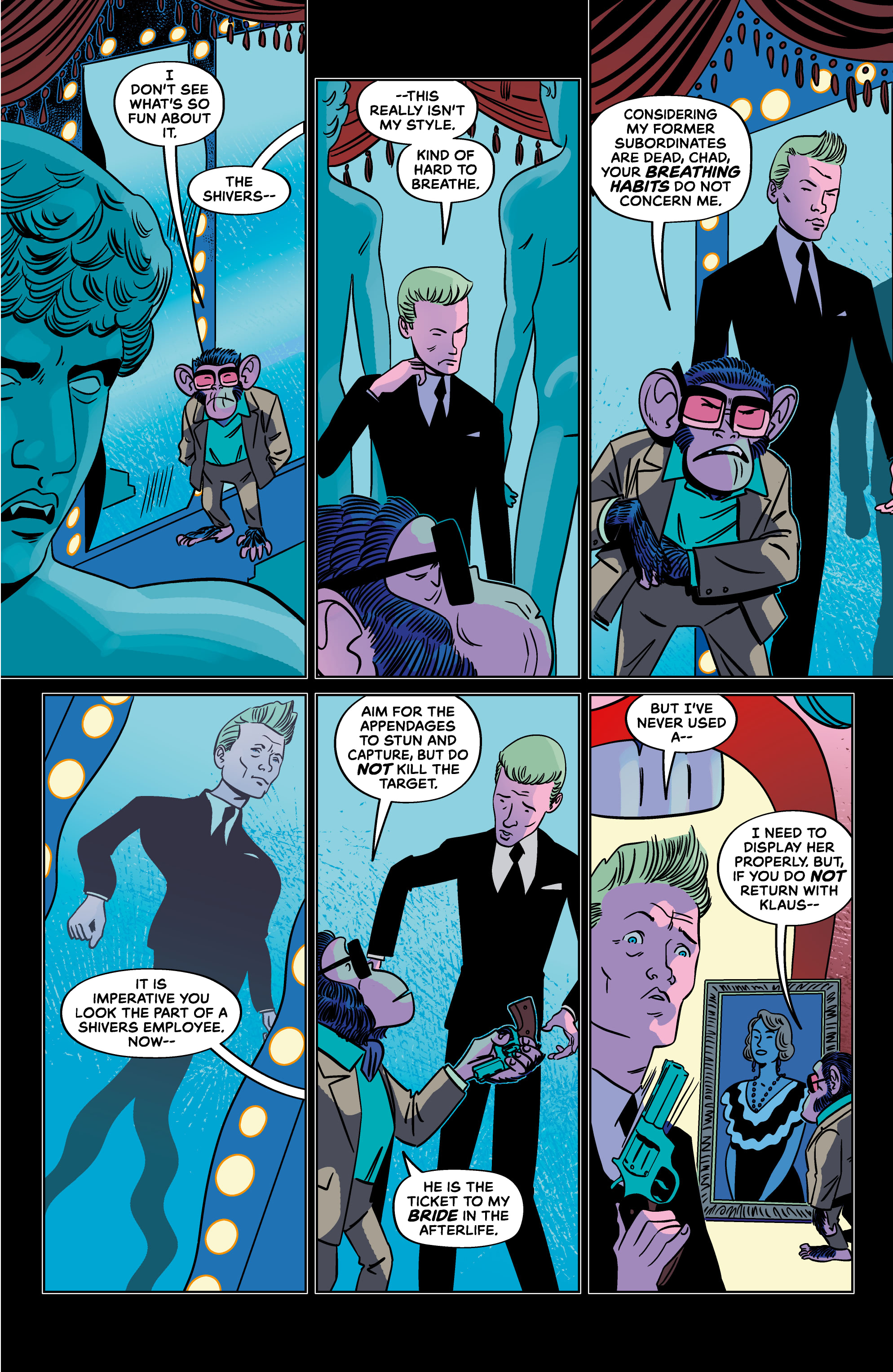 Read online Tales from the Umbrella Academy: You Look Like Death comic -  Issue #4 - 7