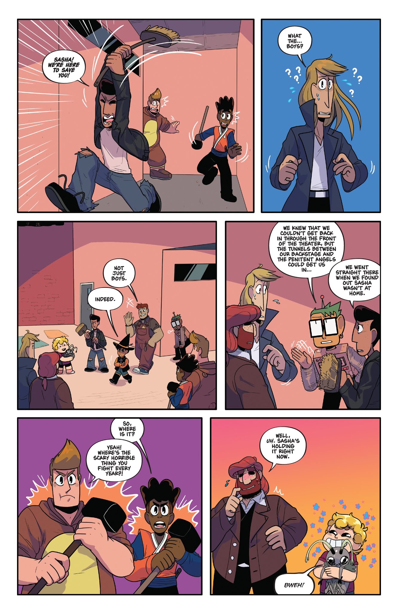 Read online The Backstagers Halloween Intermission comic -  Issue # Full - 27