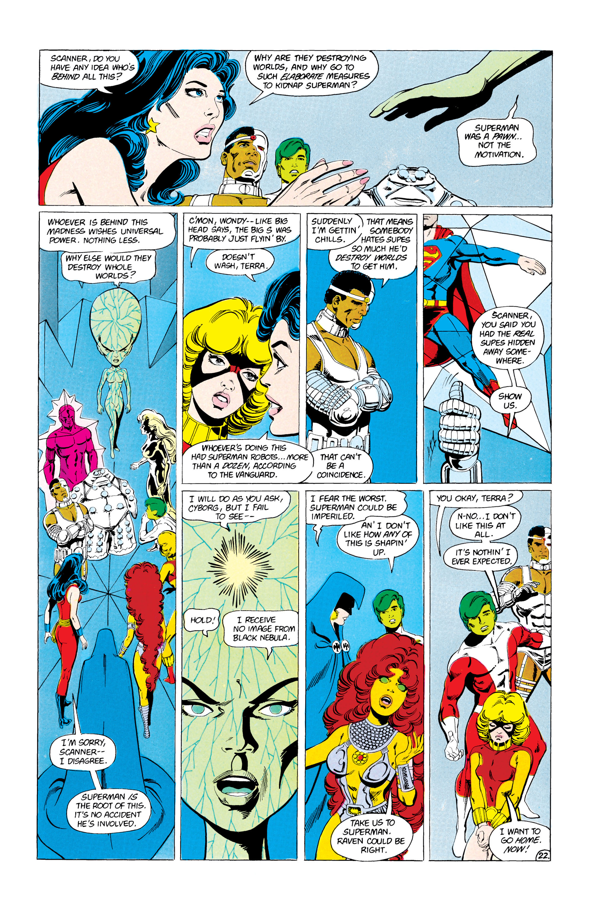 Read online The New Teen Titans (1984) comic -  Issue # _Annual 1 - 23