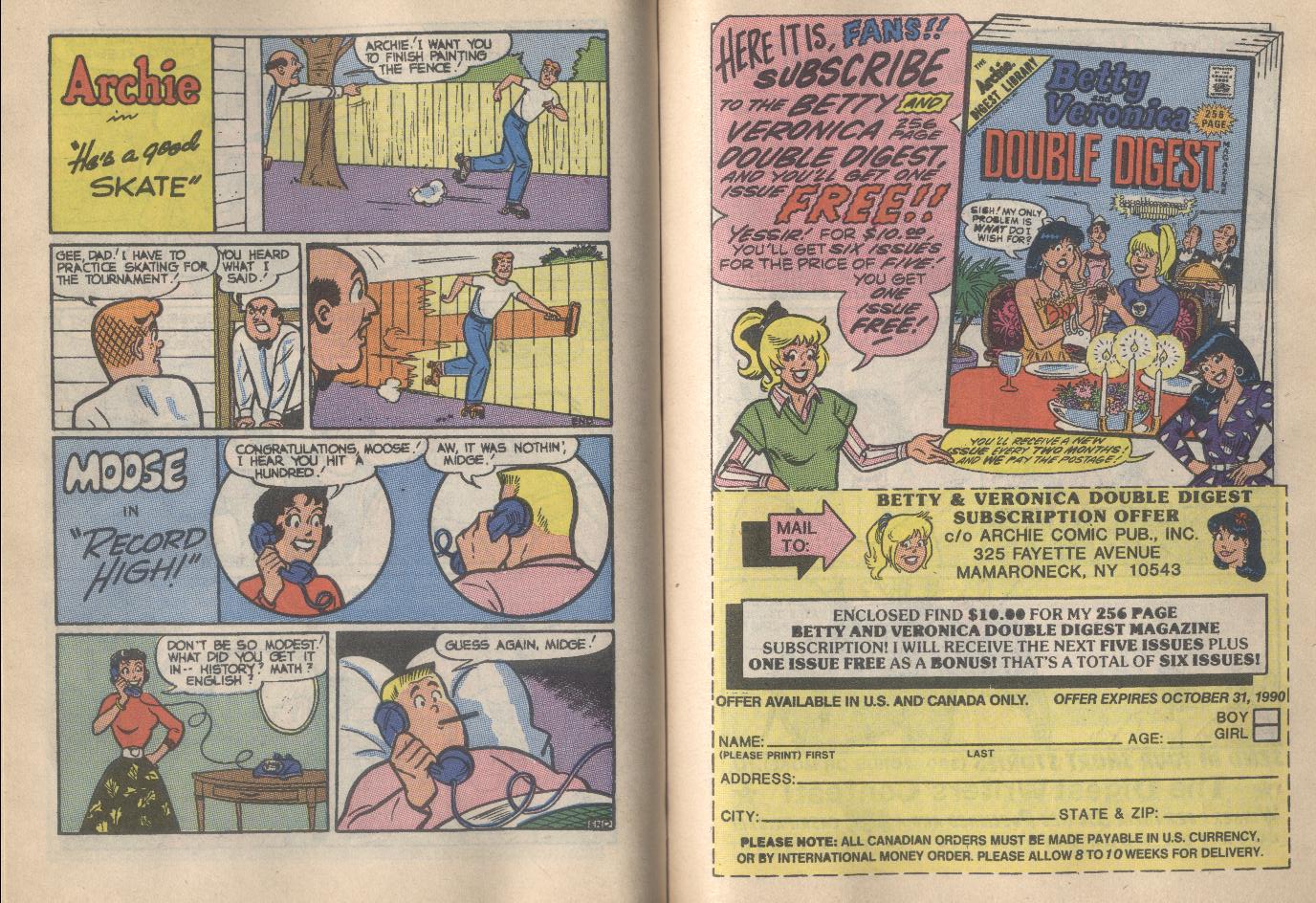 Read online Archie...Archie Andrews, Where Are You? Digest Magazine comic -  Issue #68 - 41