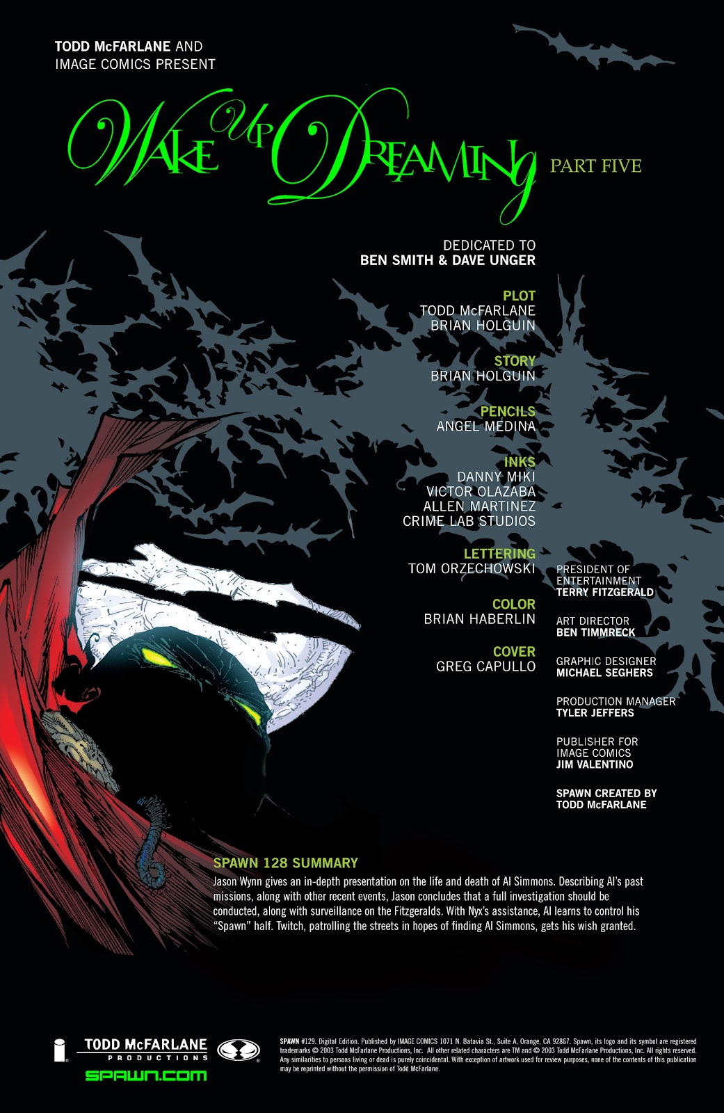 Spawn issue 129 - Page 2