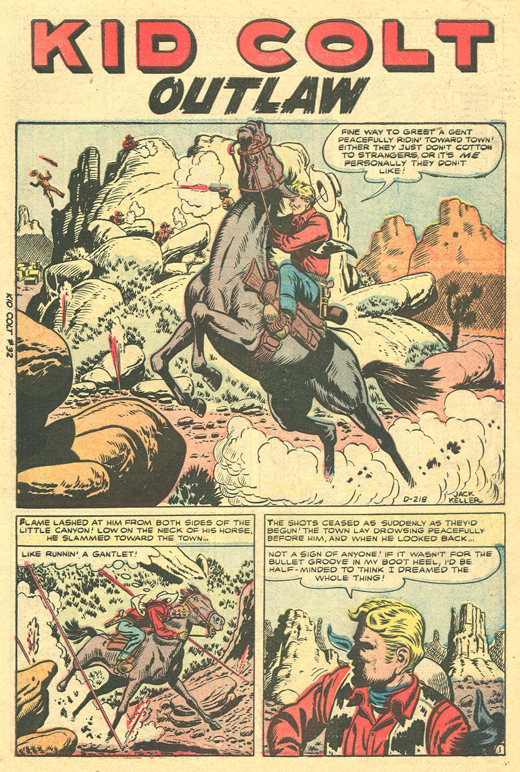 Read online Kid Colt Outlaw comic -  Issue #32 - 3