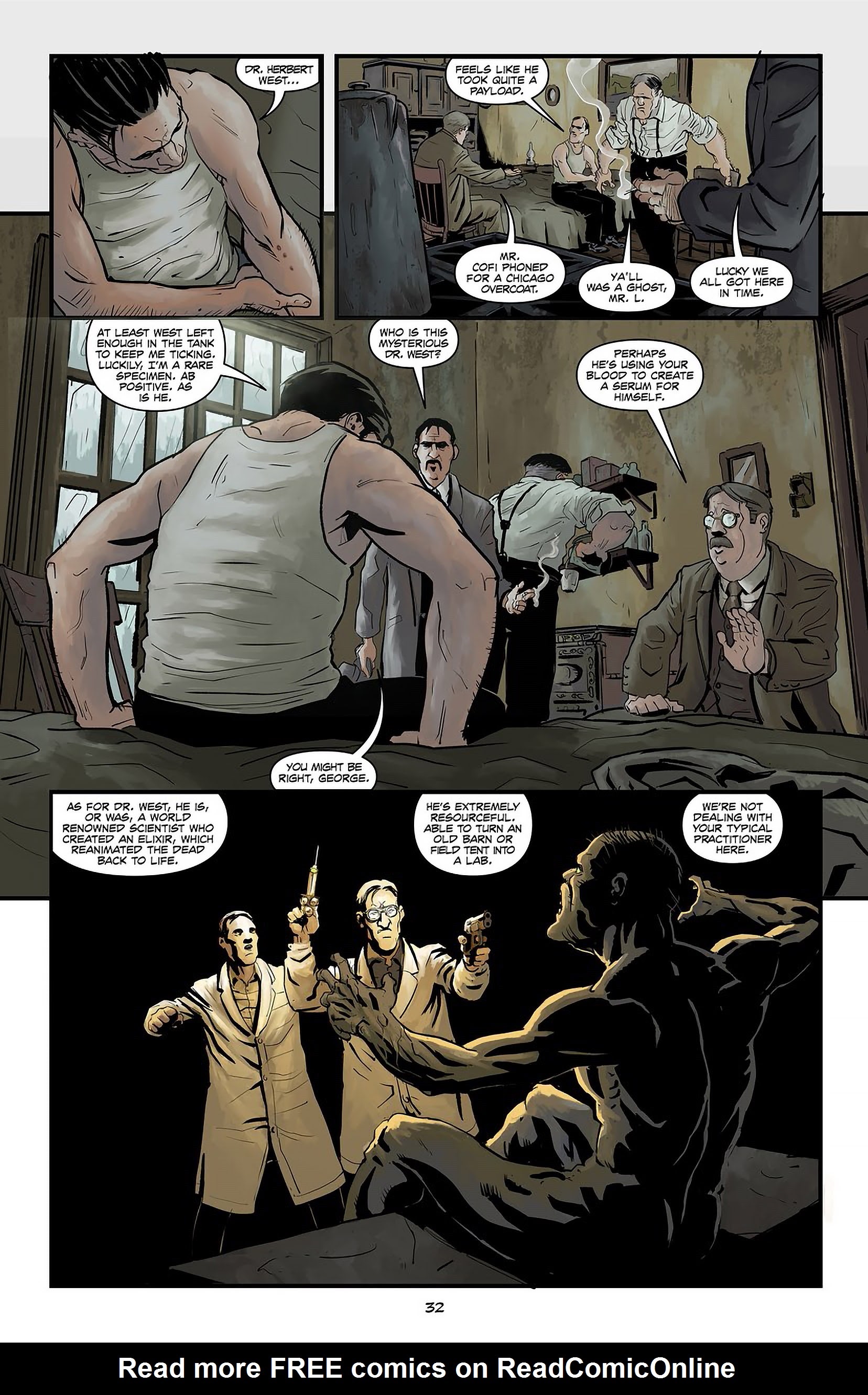 Read online Lovecraft P.I. - The Curious Case of ReAnimator comic -  Issue # TPB - 33