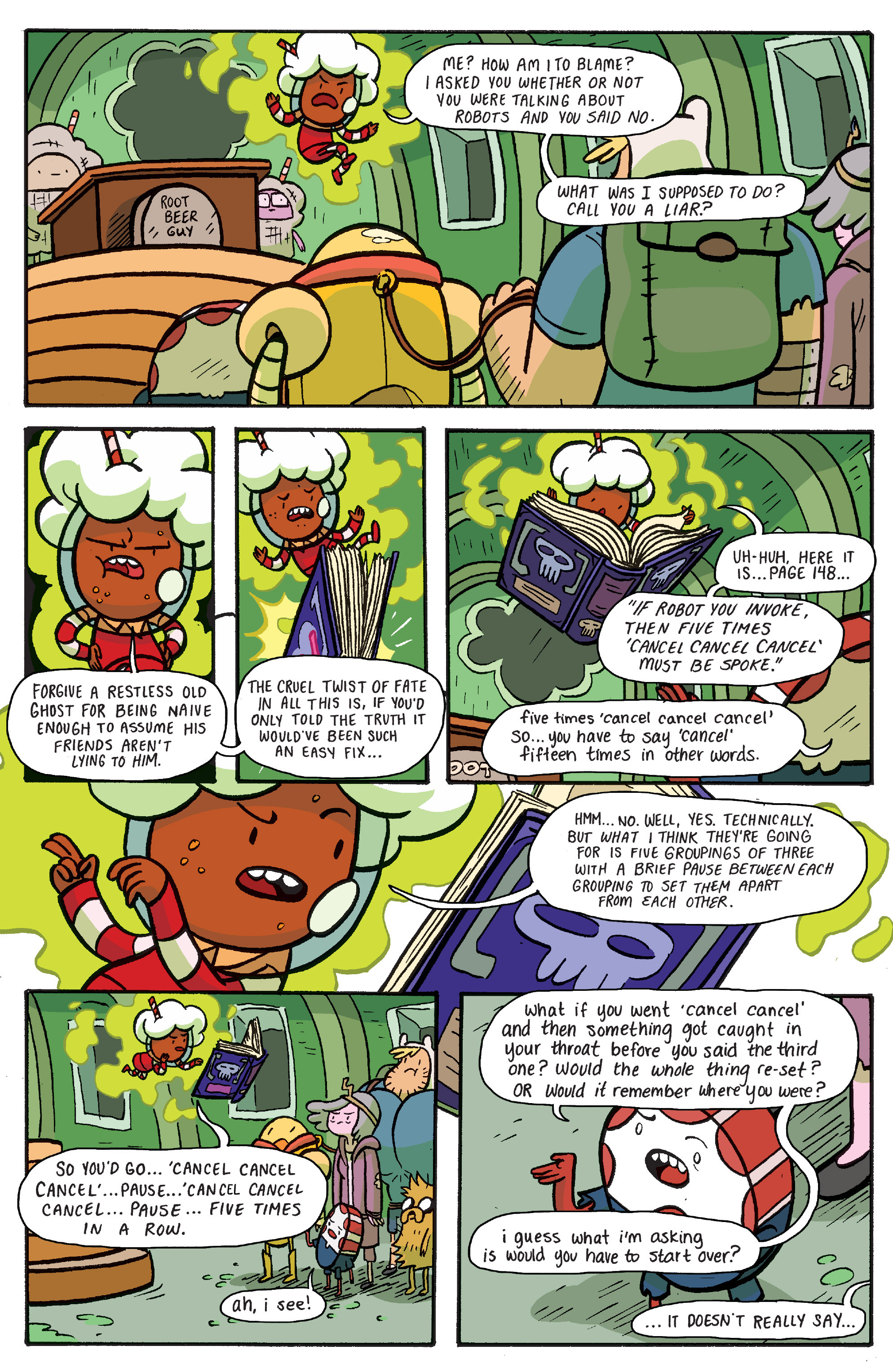 Read online Adventure Time: Banana Guard Academ comic -  Issue #6 - 15