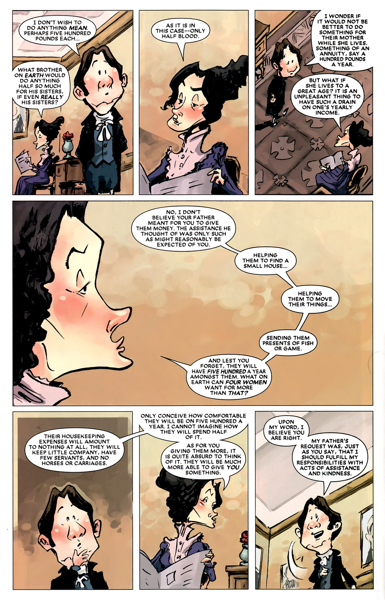 Read online Sense & Sensibility comic -  Issue #1 - 6