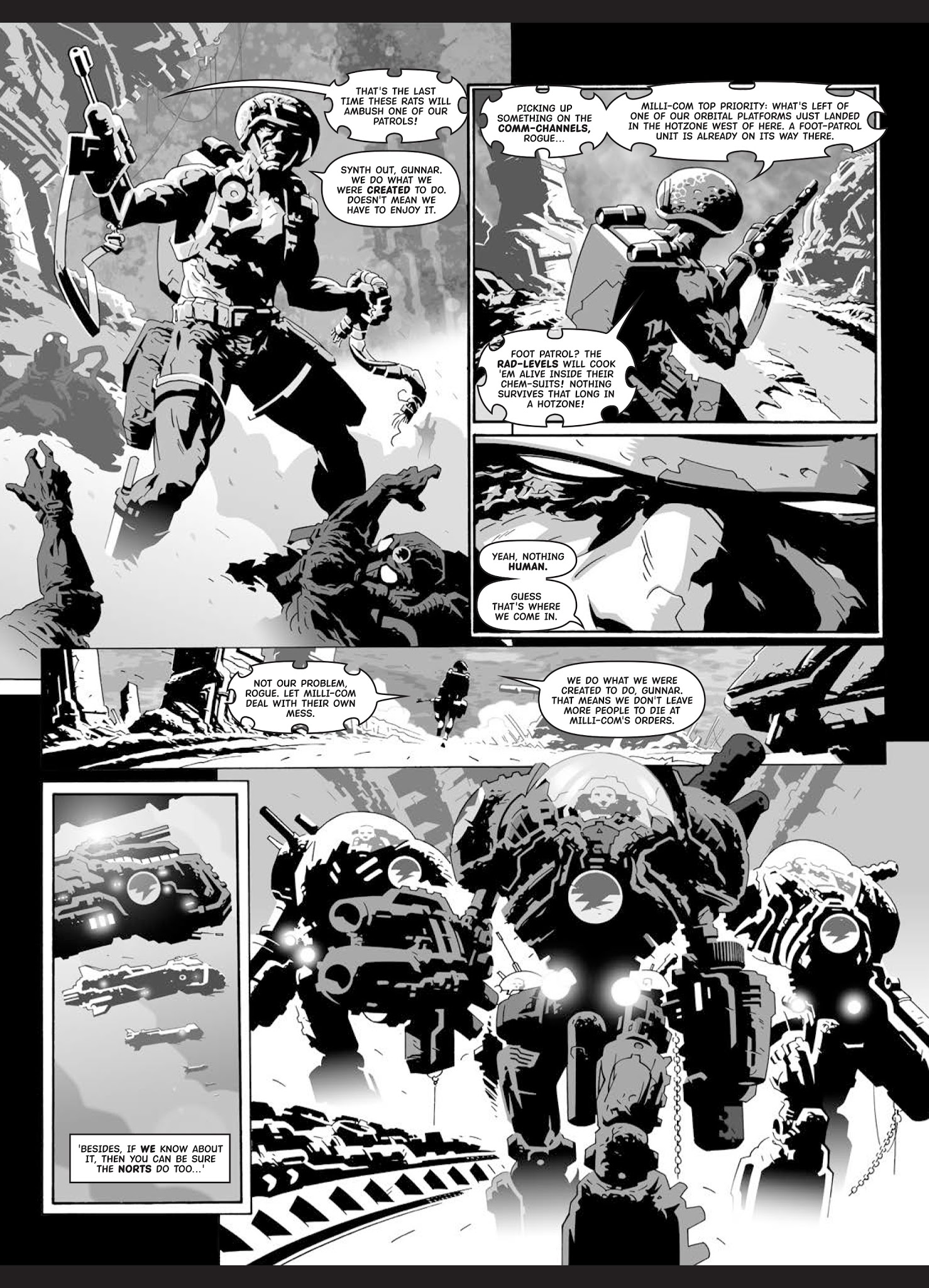 Read online Rogue Trooper: Tales of Nu-Earth comic -  Issue # TPB 4 - 205