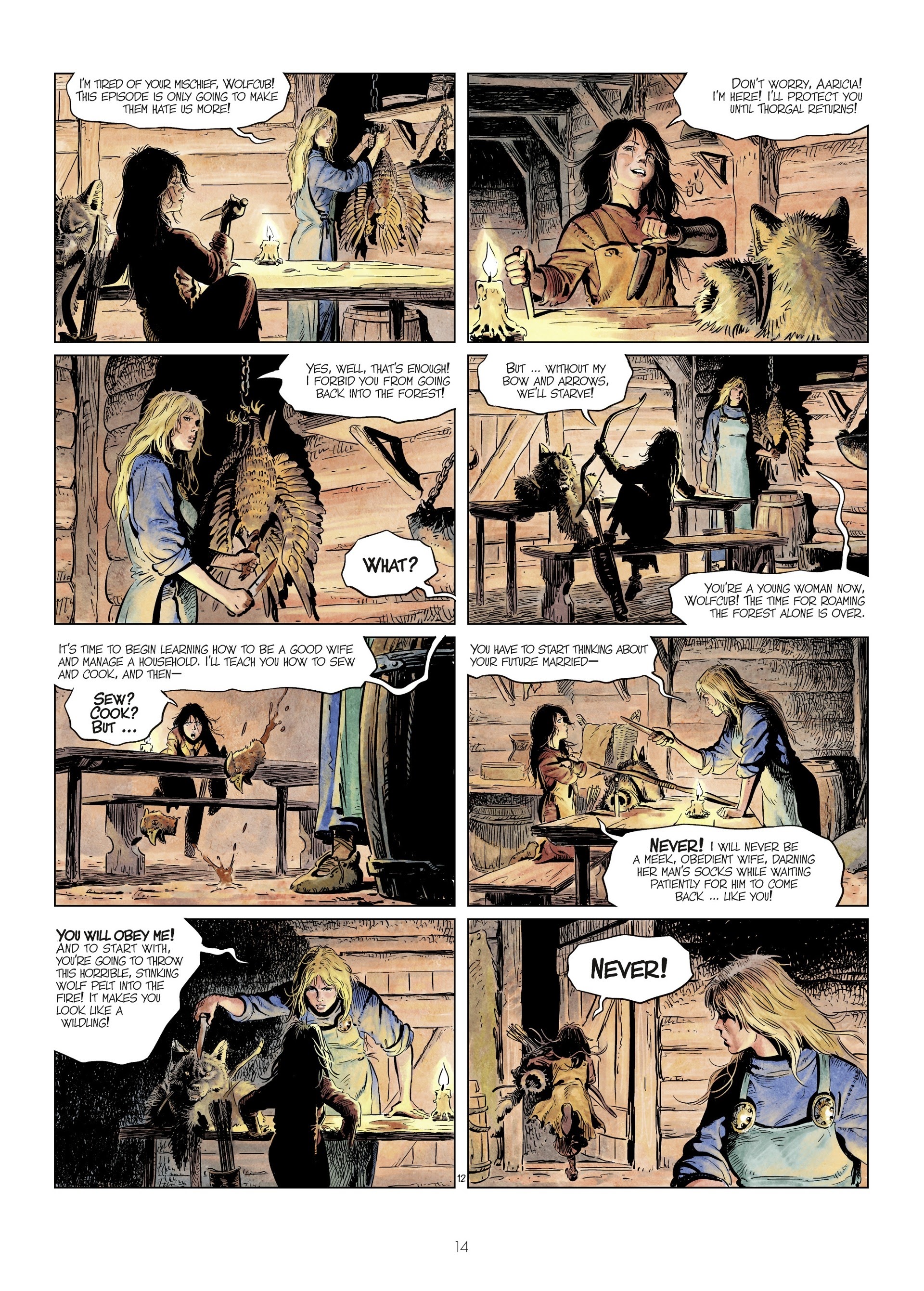 Read online The World of Thorgal: Wolfcub comic -  Issue #4 - 16