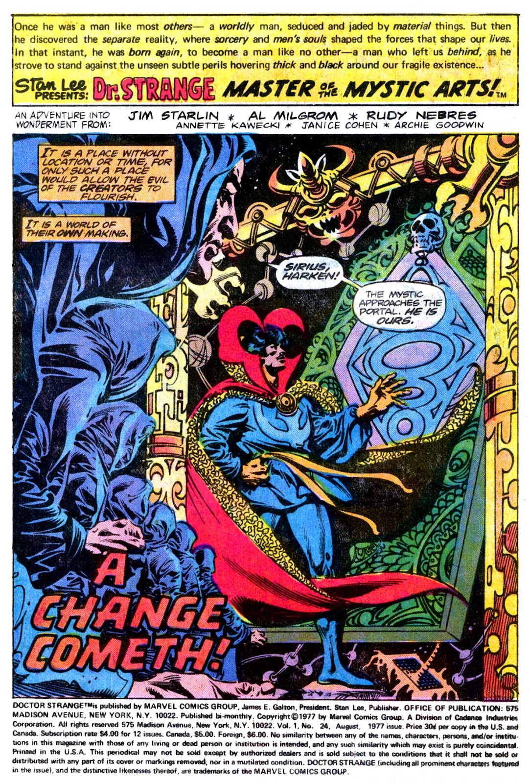 Doctor Strange (1974) issue 24 - Page 2