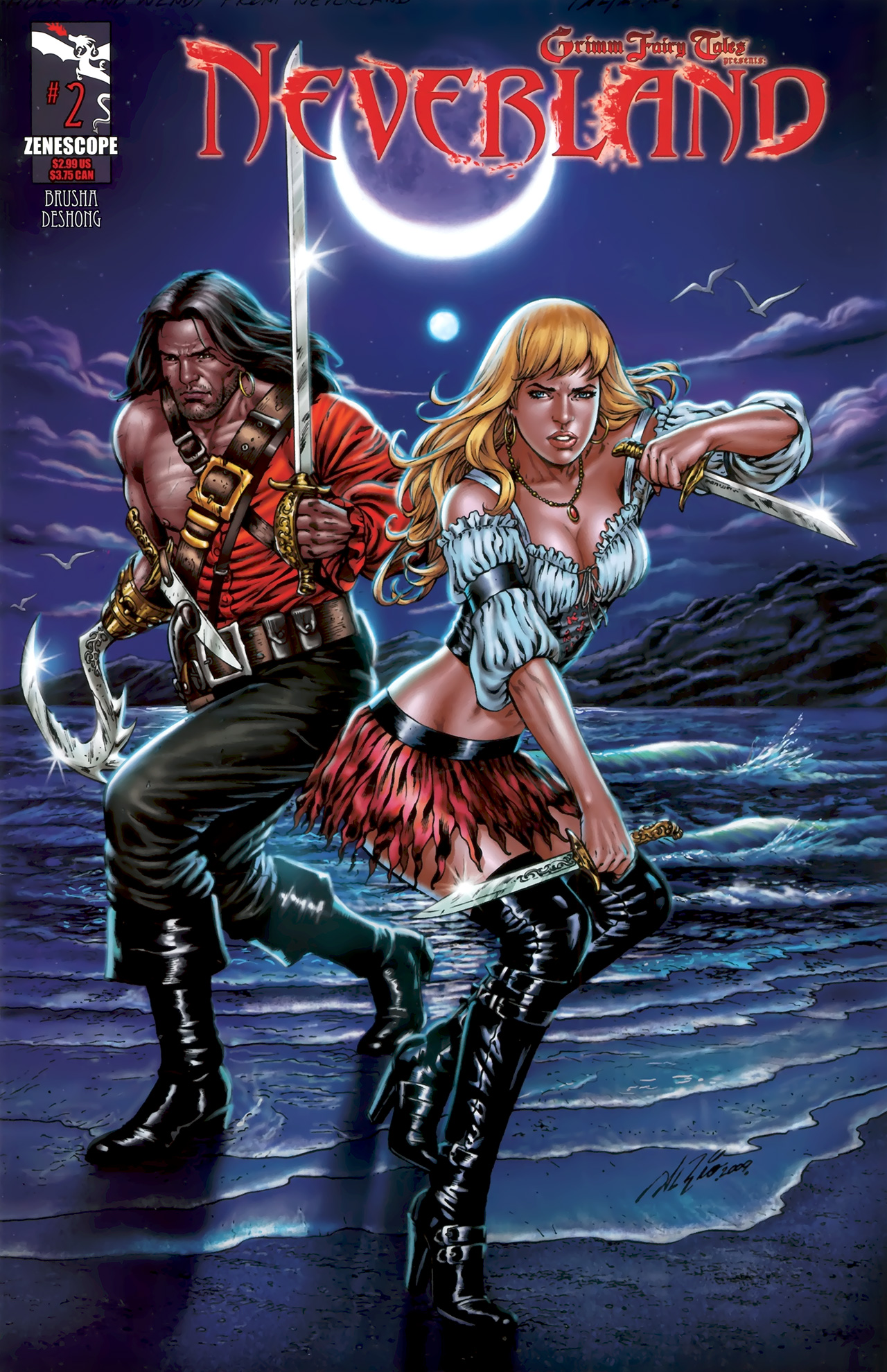 Read online Grimm Fairy Tales: Neverland comic -  Issue #2 - 1