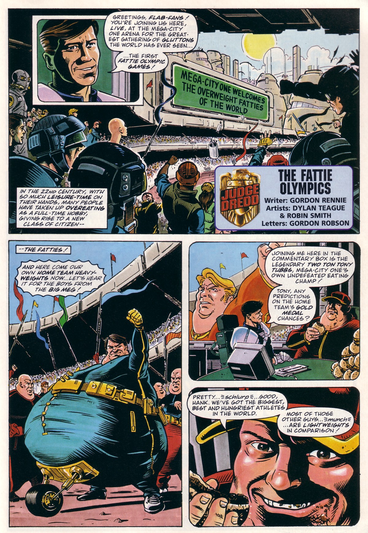 Read online Judge Dredd Lawman of the Future comic -  Issue #1 - 22