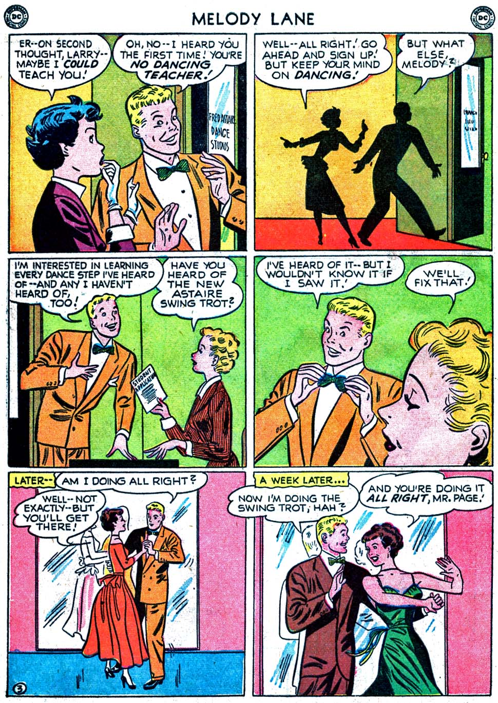 Read online Miss Melody Lane of Broadway comic -  Issue #2 - 44
