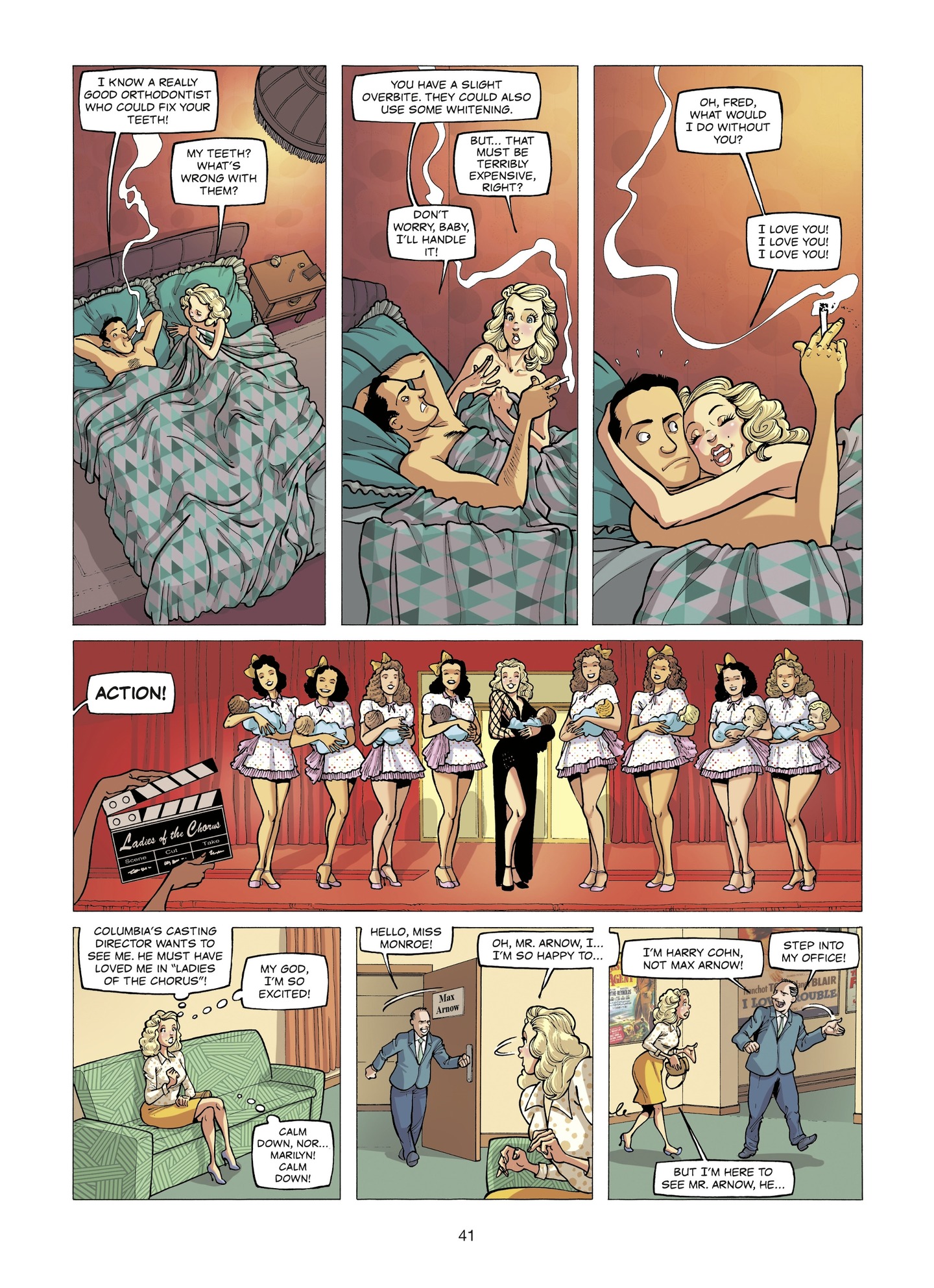 Read online The Stars of History: Marilyn Monroe comic -  Issue # TPB - 41