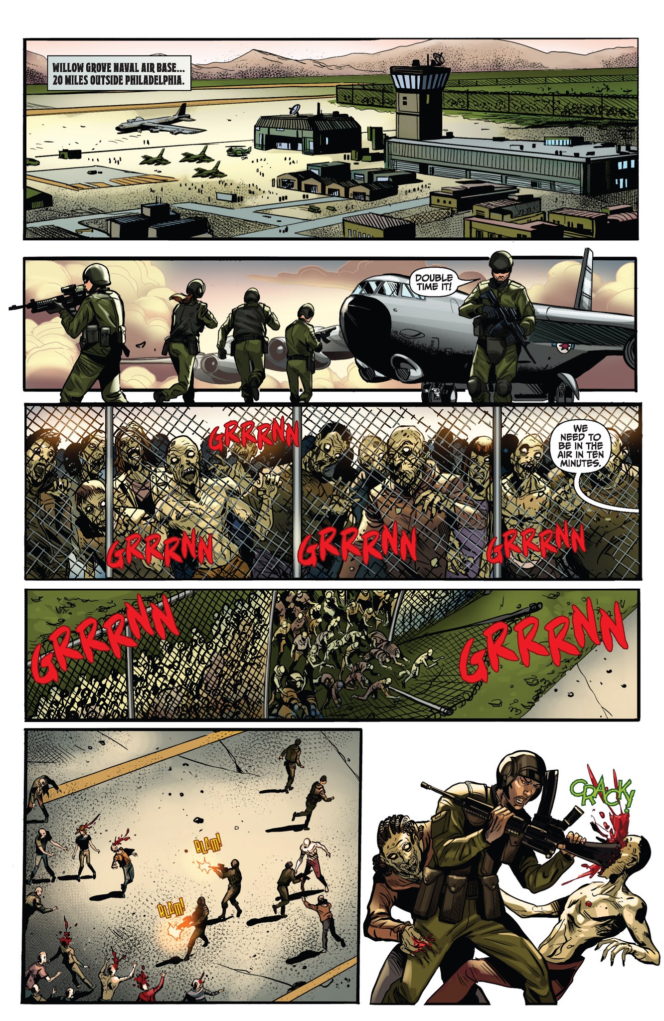 Read online Aliens vs. Zombies comic -  Issue #1 - 10