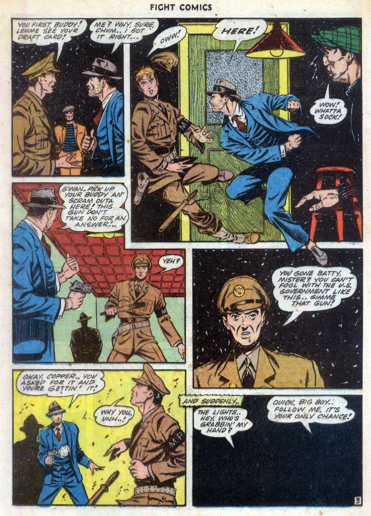 Read online Fight Comics comic -  Issue #34 - 21