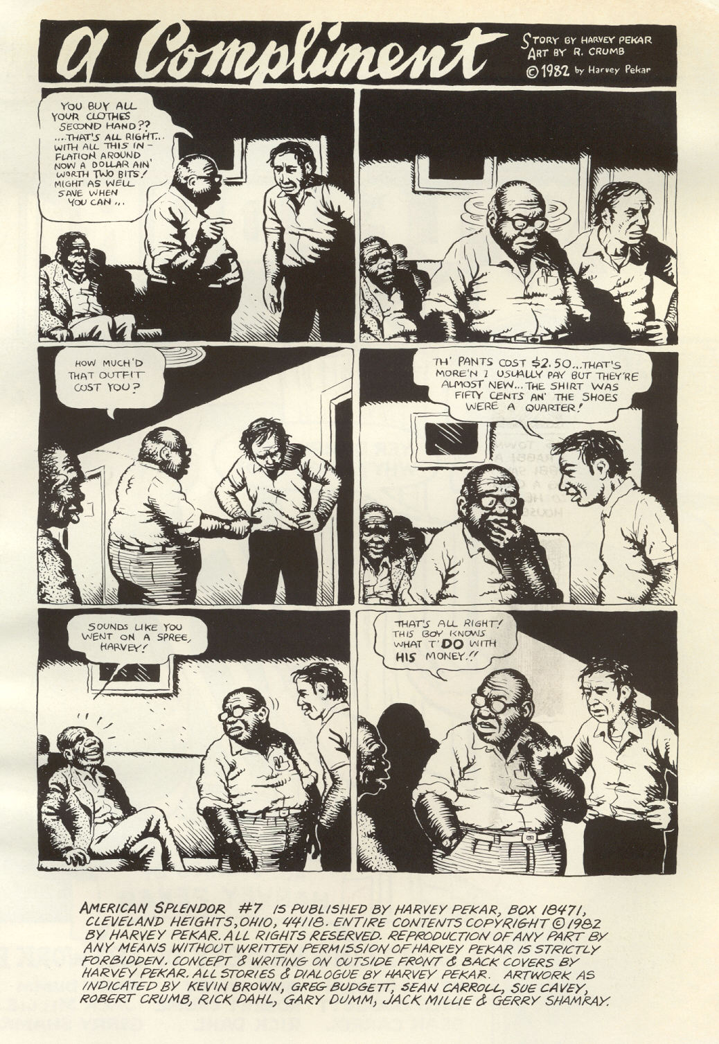 Read online American Splendor (1976) comic -  Issue #7 - 3