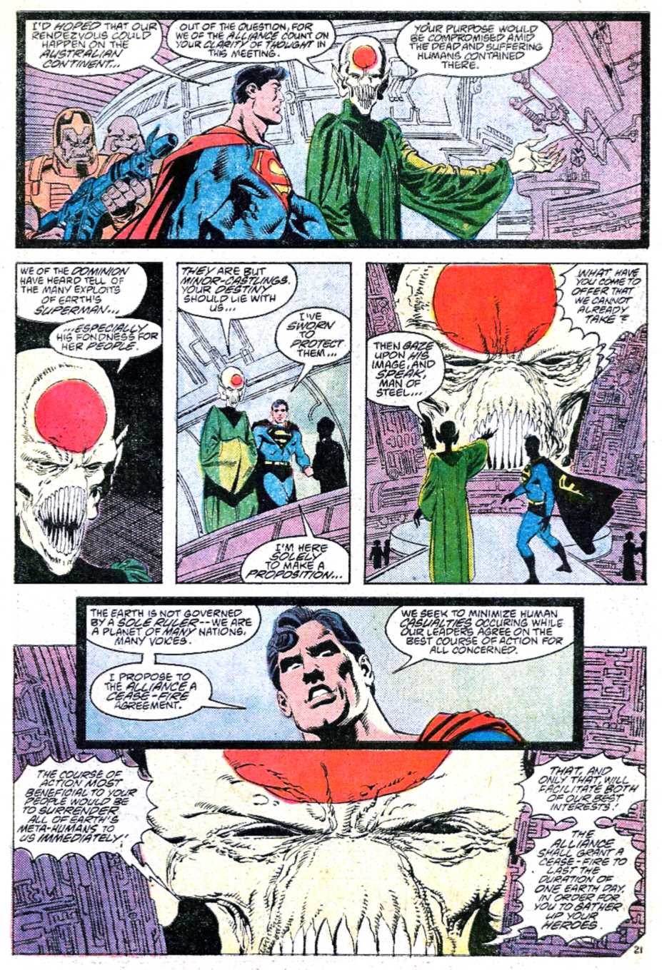 Read online Adventures of Superman (1987) comic -  Issue #449 - 21