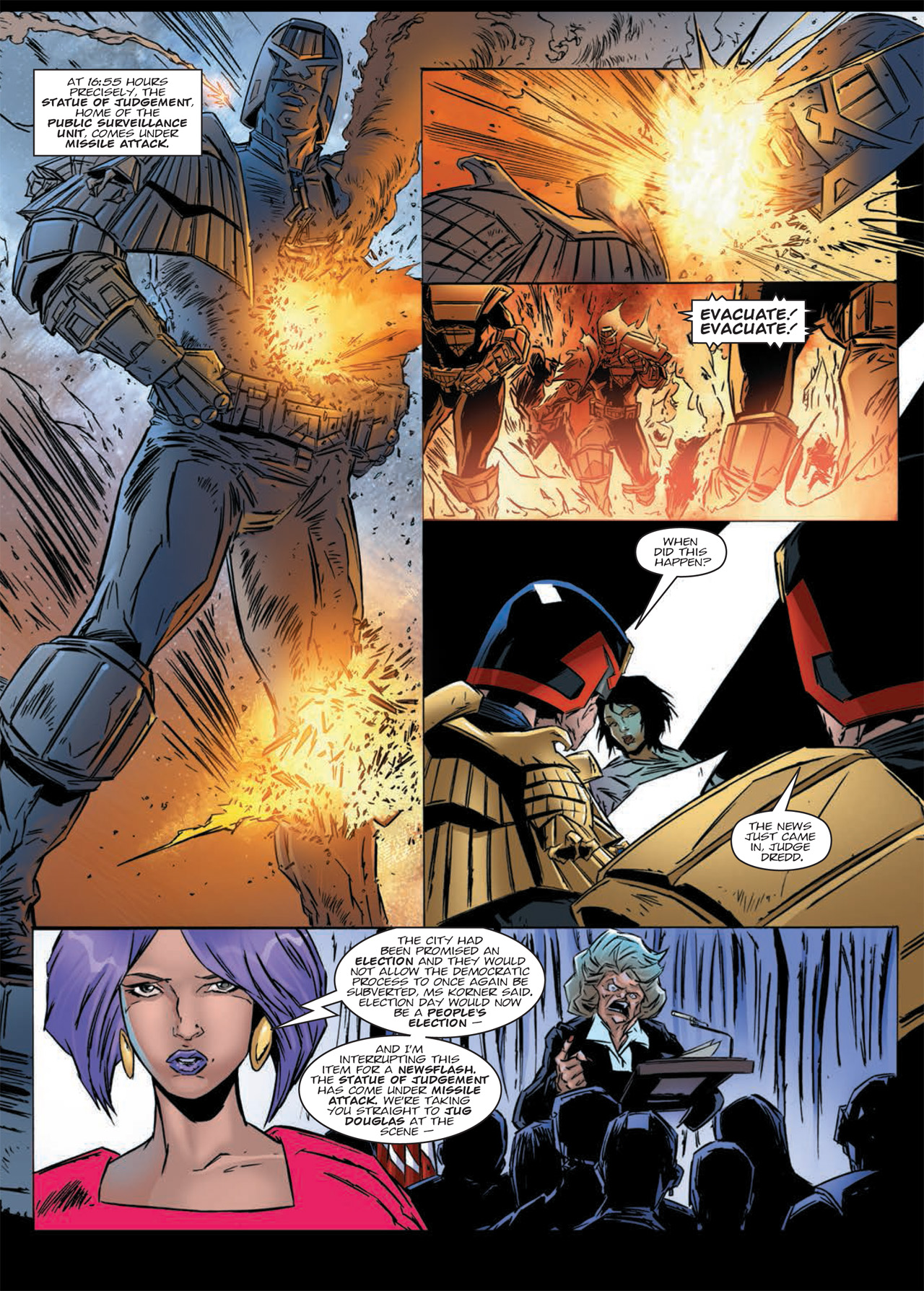 Read online Judge Dredd: Day of Chaos: Endgame comic -  Issue # TPB (Part 2) - 1