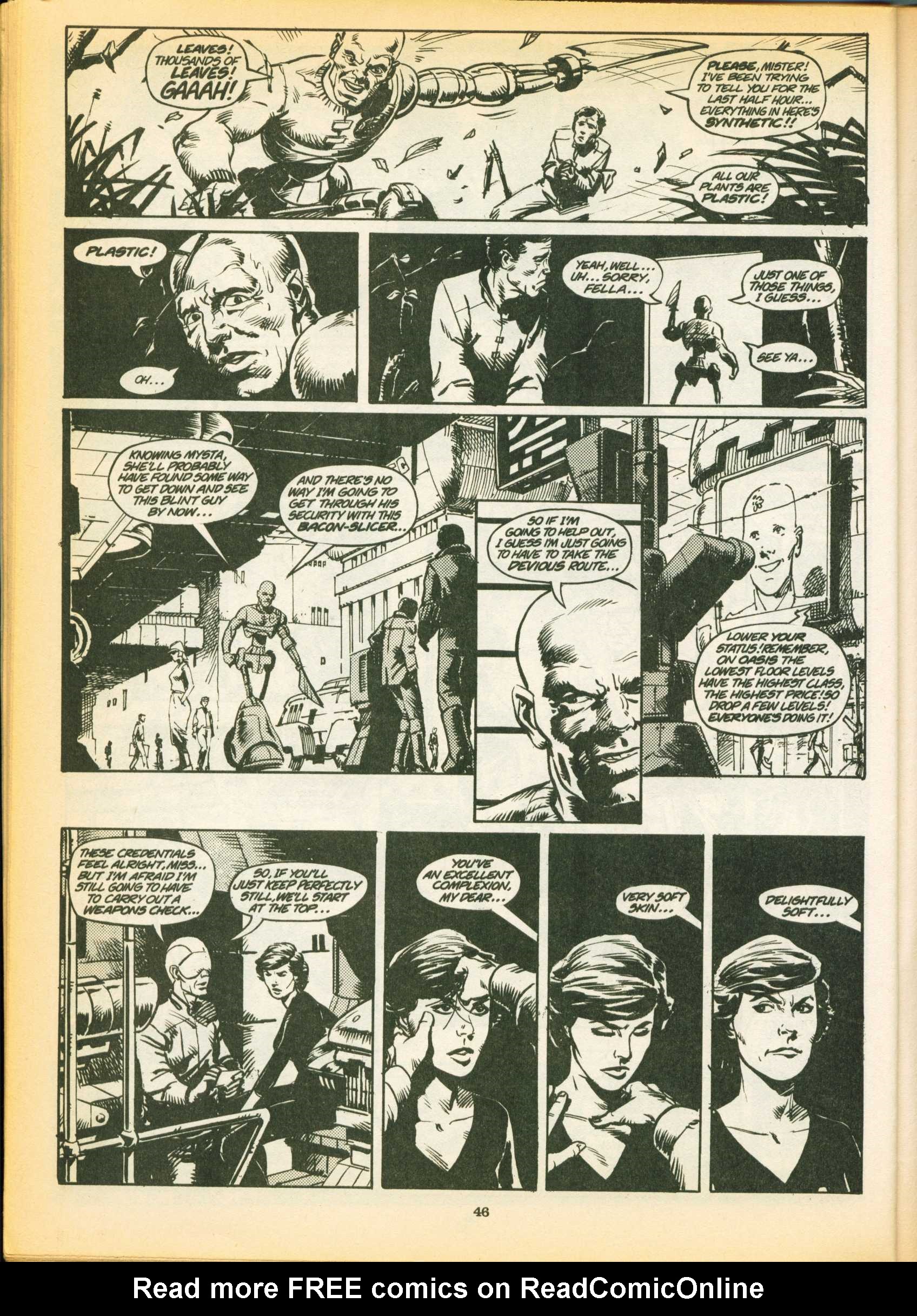 Read online Warrior comic -  Issue #7 - 46