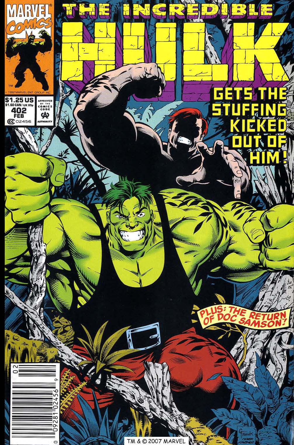 Read online The Incredible Hulk (1968) comic -  Issue #402 - 1
