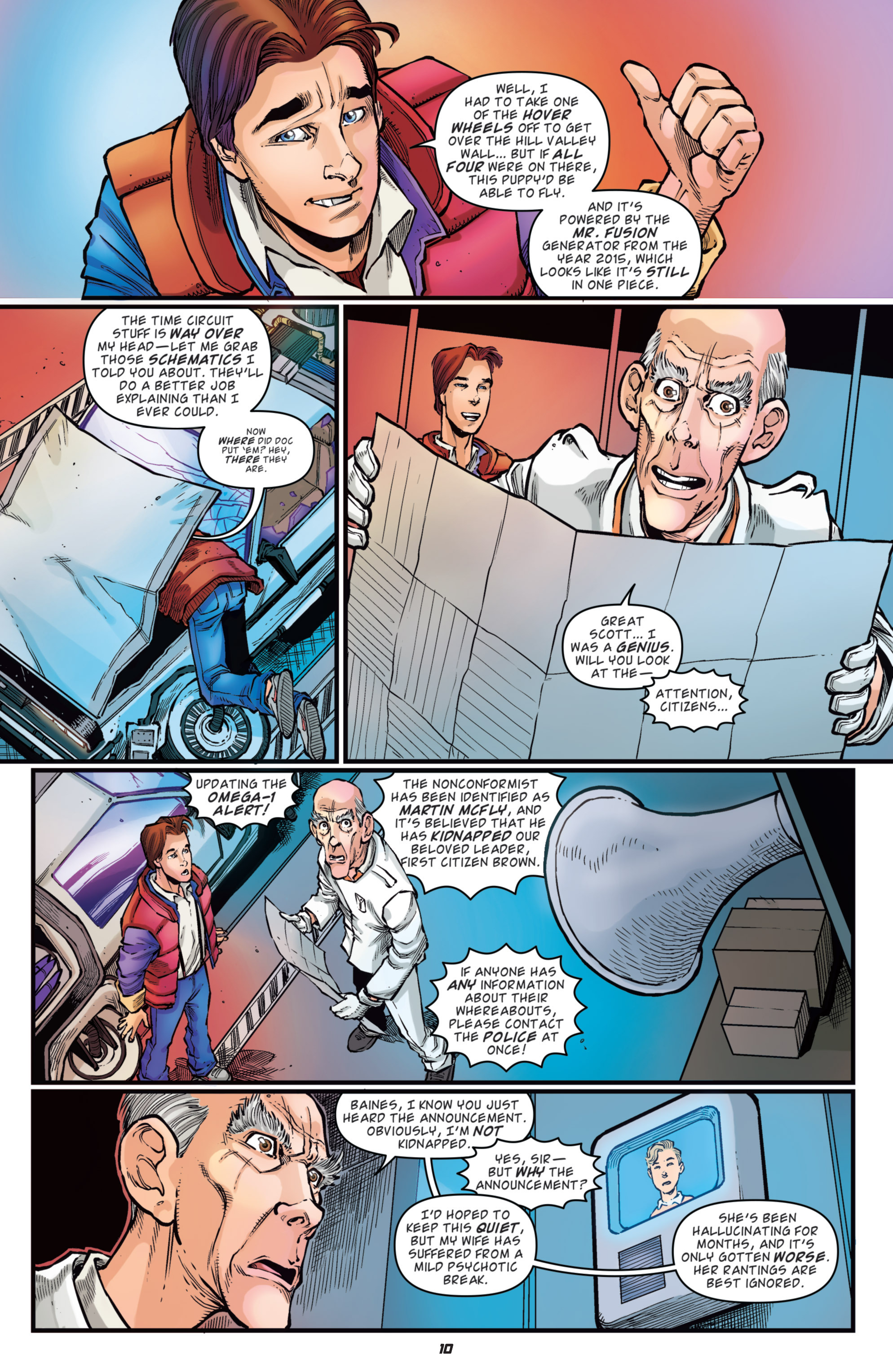 Read online Back to the Future: Citizen Brown comic -  Issue #4 - 12