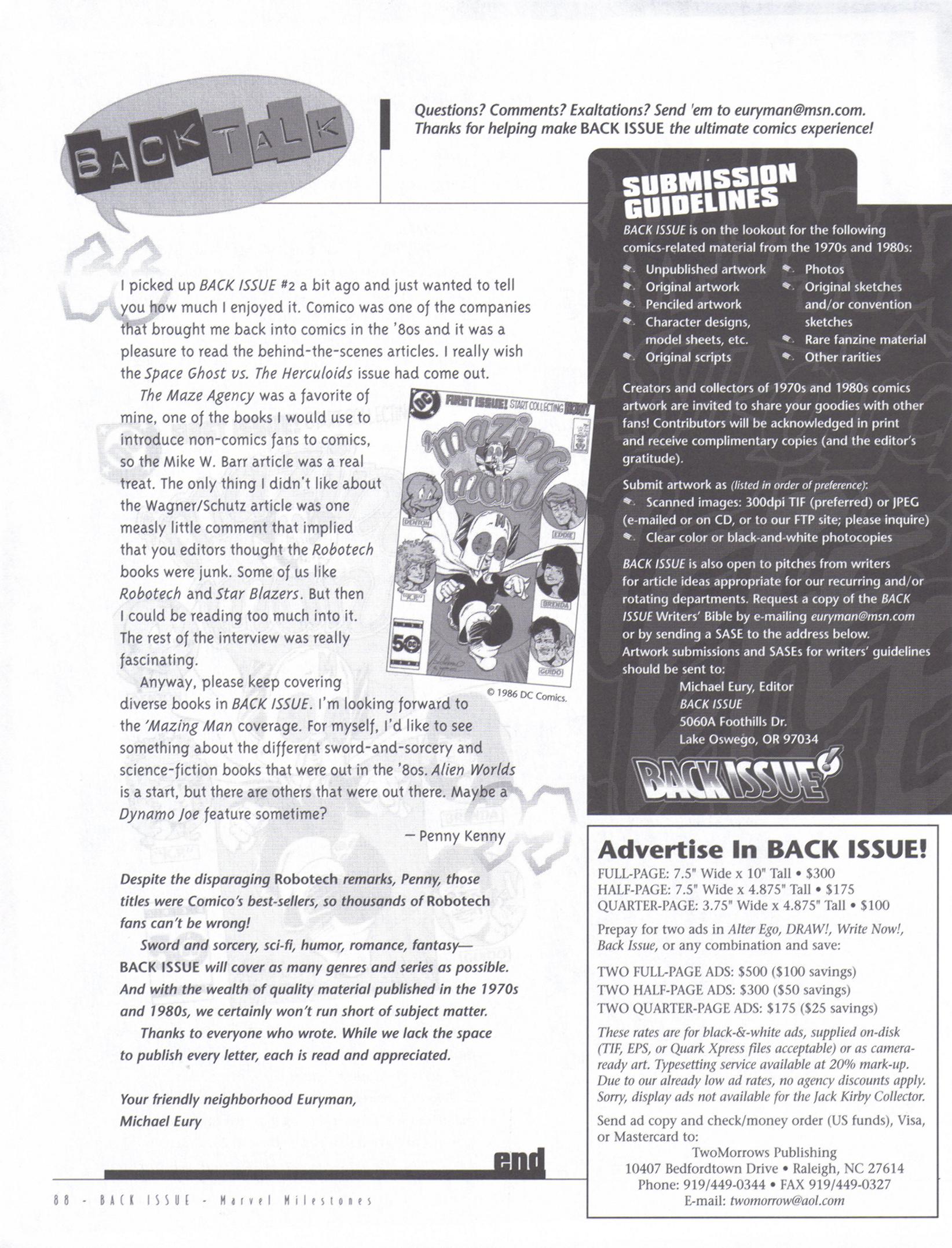 Read online Back Issue comic -  Issue #4 - 90