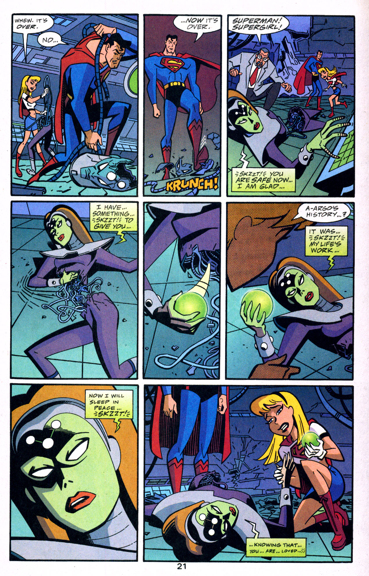 Read online Superman Adventures comic -  Issue #39 - 22