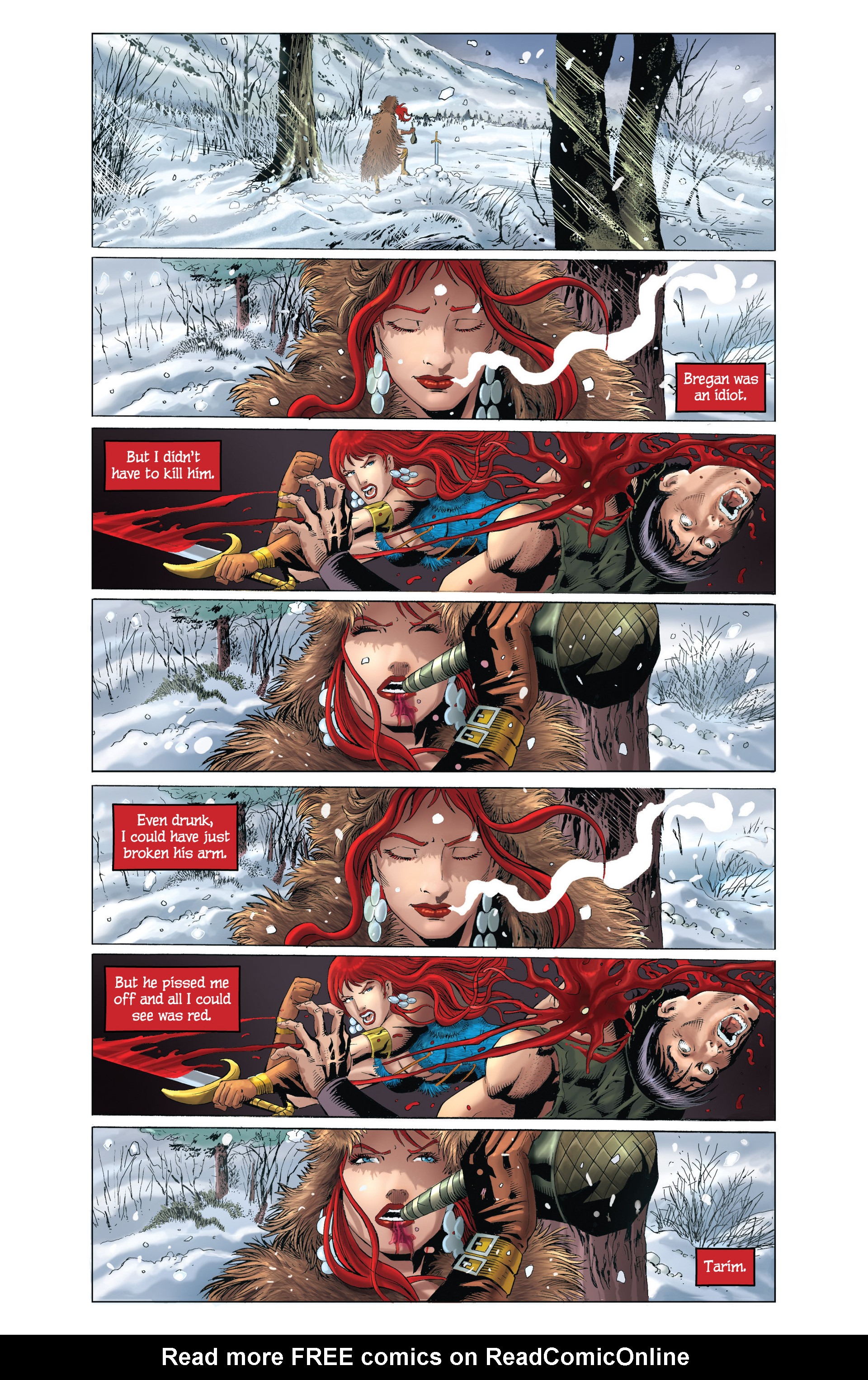Read online Red Sonja: Unchained comic -  Issue #1 - 12