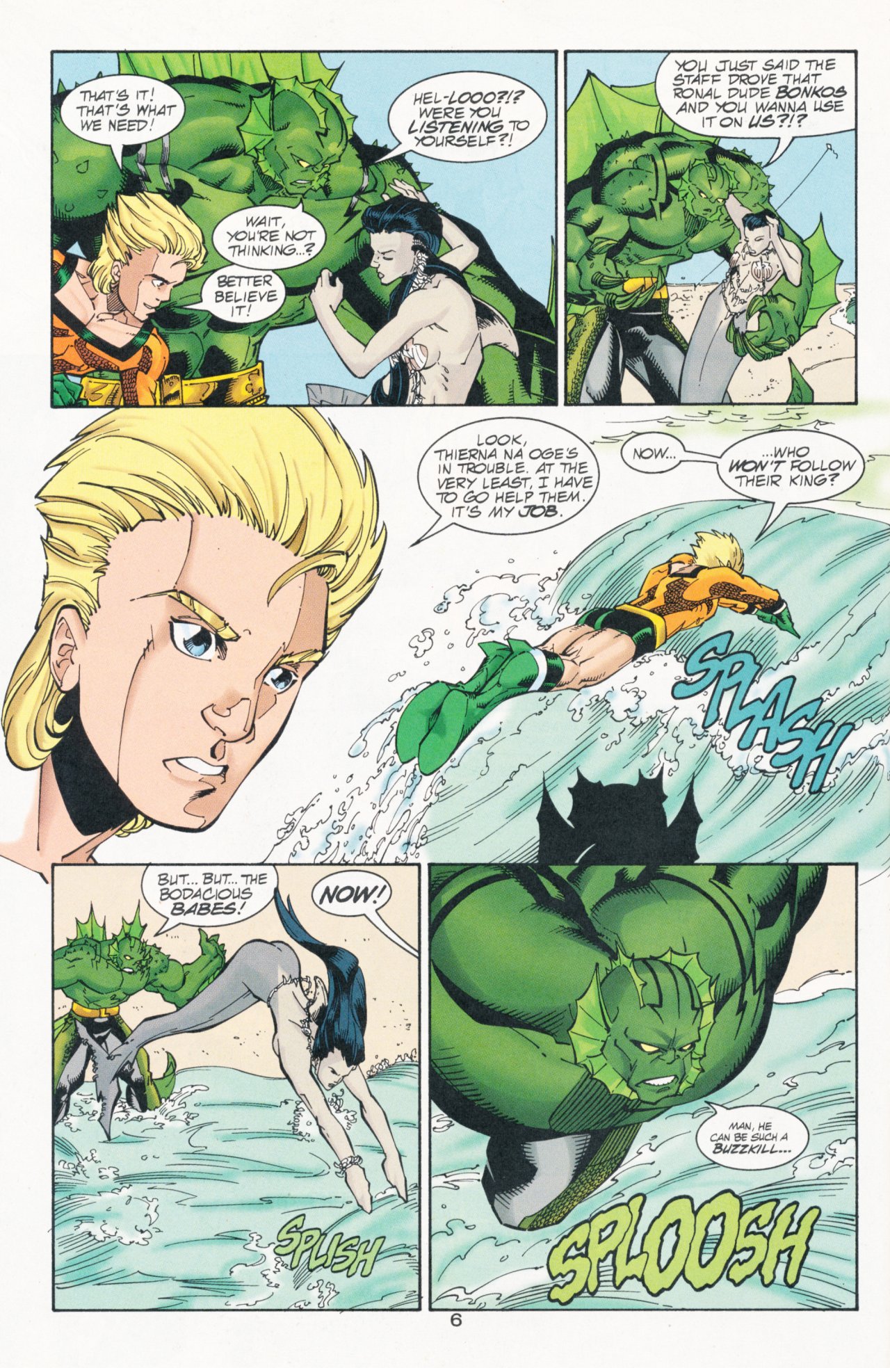 Read online Sins of Youth comic -  Issue # Aquaboy and Lagoon Man - 10