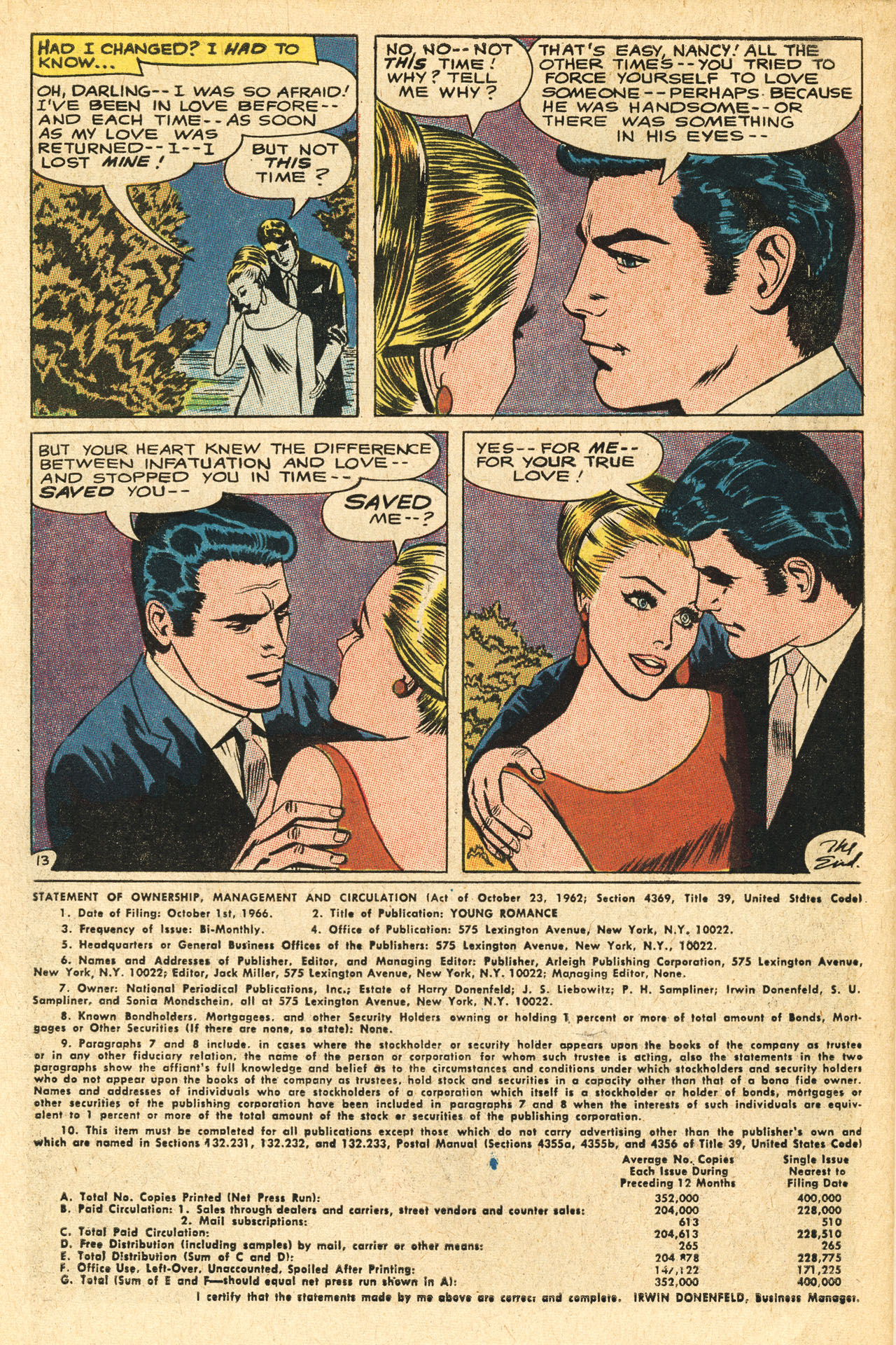 Read online Young Romance comic -  Issue #147 - 34