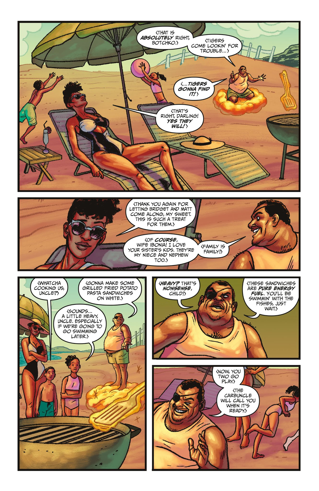 Read online Curse Words Summer Swimsuit Special comic -  Issue # Full - 6